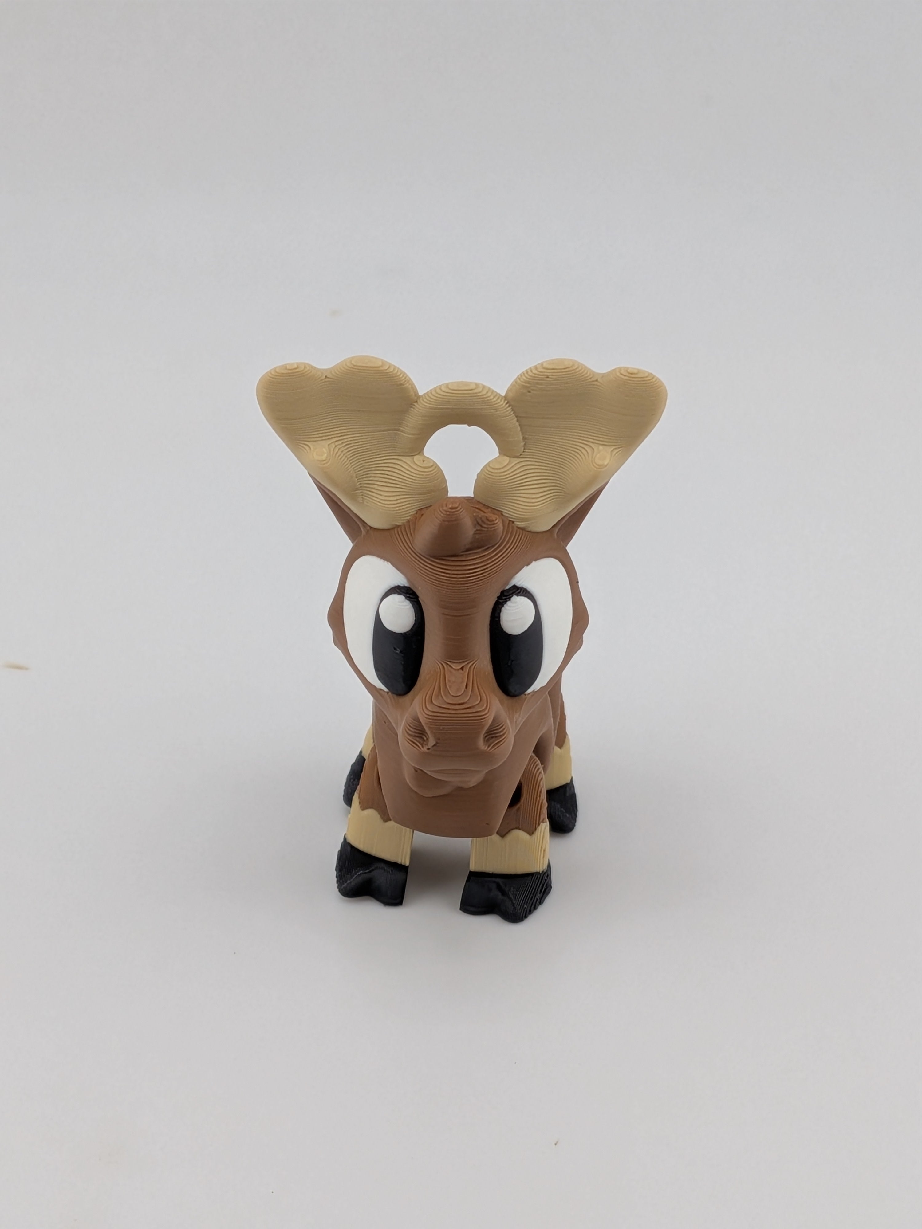 Articulated Moose Keychain Buddy Flexi Moving Head Legs Cute Fidget Toy