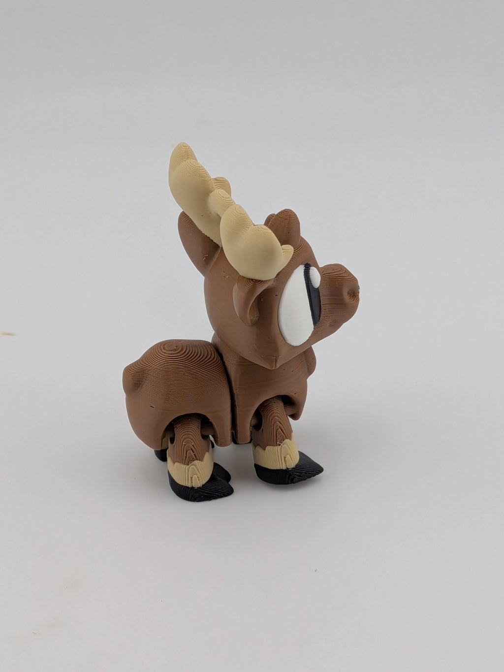 Articulated Moose Keychain Buddy Flexi Moving Head Legs Cute Fidget Toy