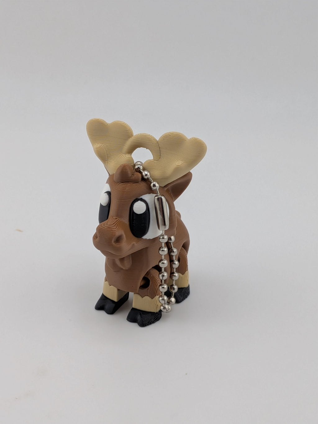 Articulated Moose Keychain Buddy Flexi Moving Head Legs Cute Fidget Toy