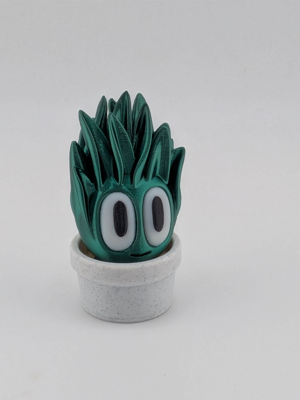 🐍🌿 Snake Plant Blob! 🪴 3" Articulated Spiky Leaf Fidget & Planter Set ✨💚