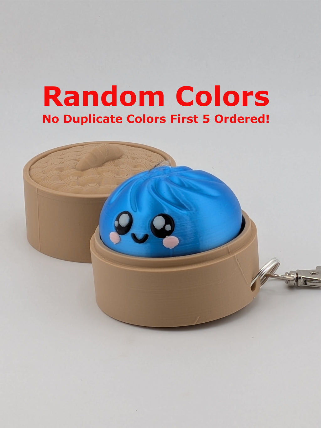 Blind Bag Color Dumpling Fidget Keychain Mystery Blind Bag Color