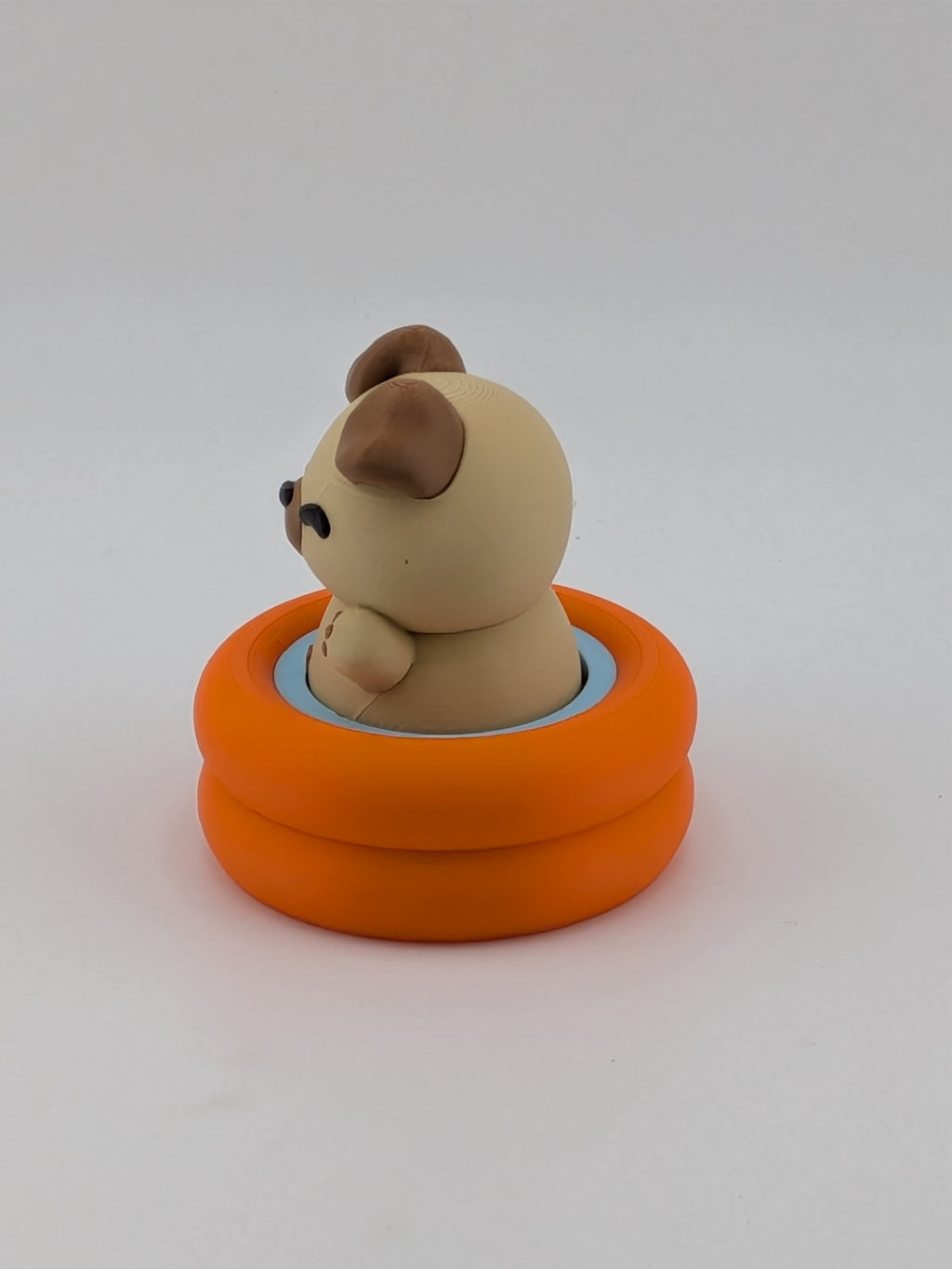Pool Animal Fidget Keychain Cute Floating Clicker