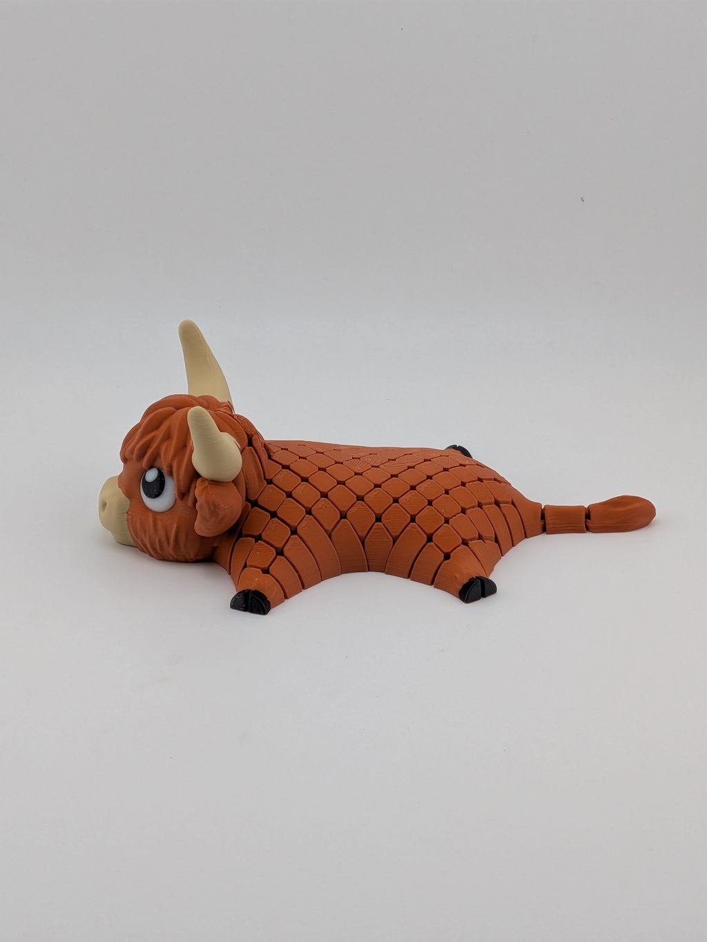Flexi Highland Cow Toy Fidget Desk Companion