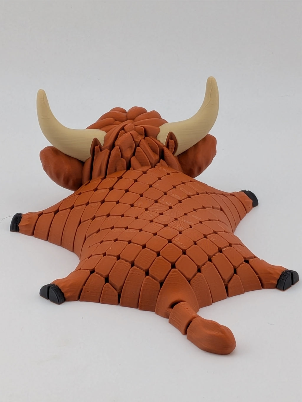 Flexi Highland Cow Toy Fidget Desk Companion