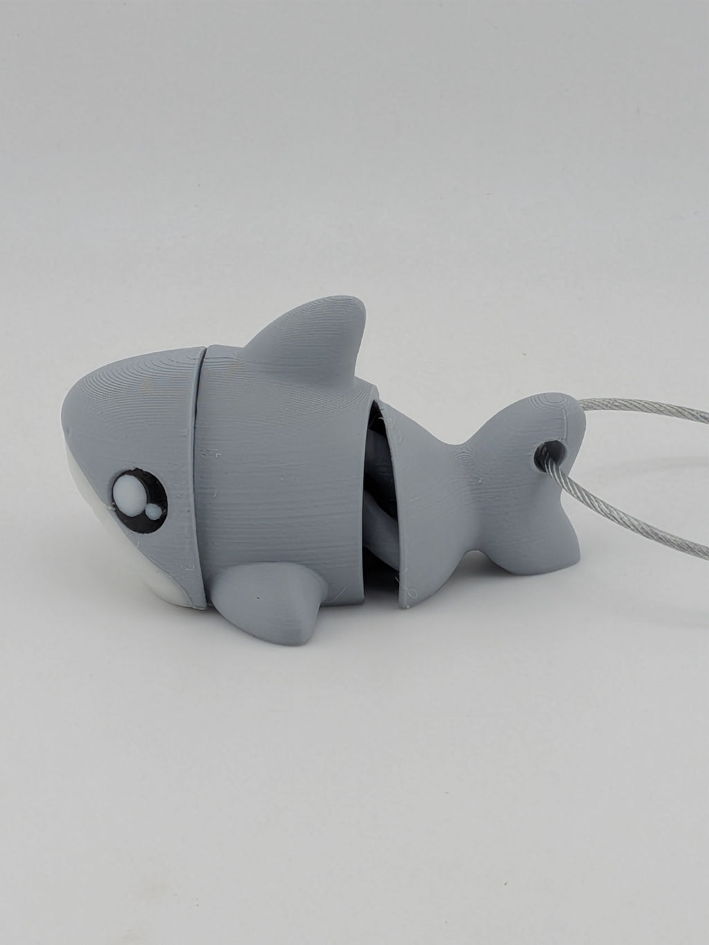 Articulated Shark Keychain Buddy Flexi Ocean Animal Cable Ring Toy