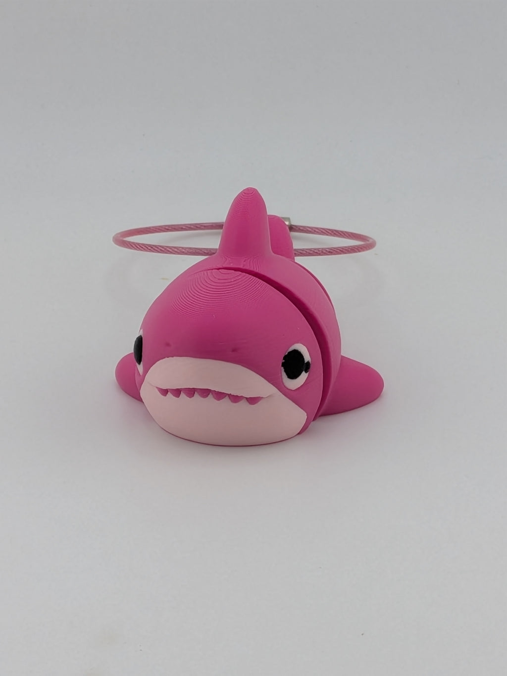 Articulated Shark Keychain Buddy Flexi Ocean Animal Cable Ring Toy