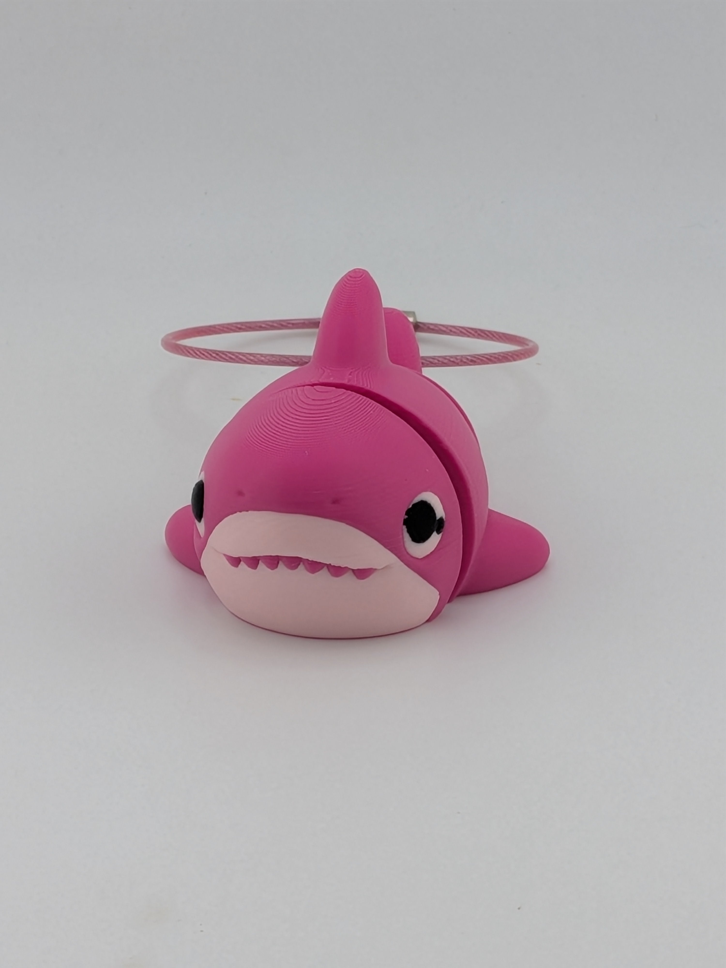 Articulated Shark Keychain Buddy Flexi Ocean Animal Cable Ring Toy