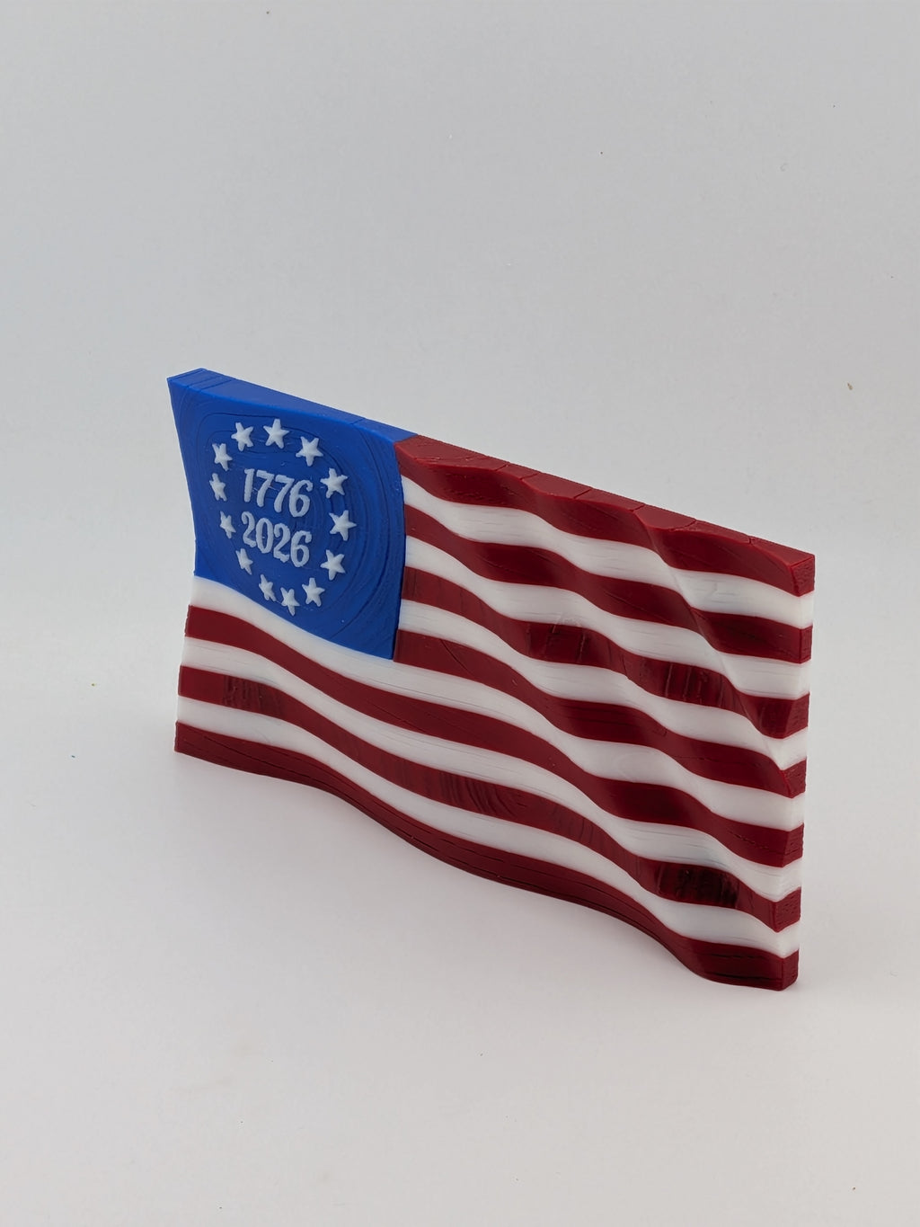 5.5 Inch American Flag Waving Magnet 250th USA Anniversary Historical
