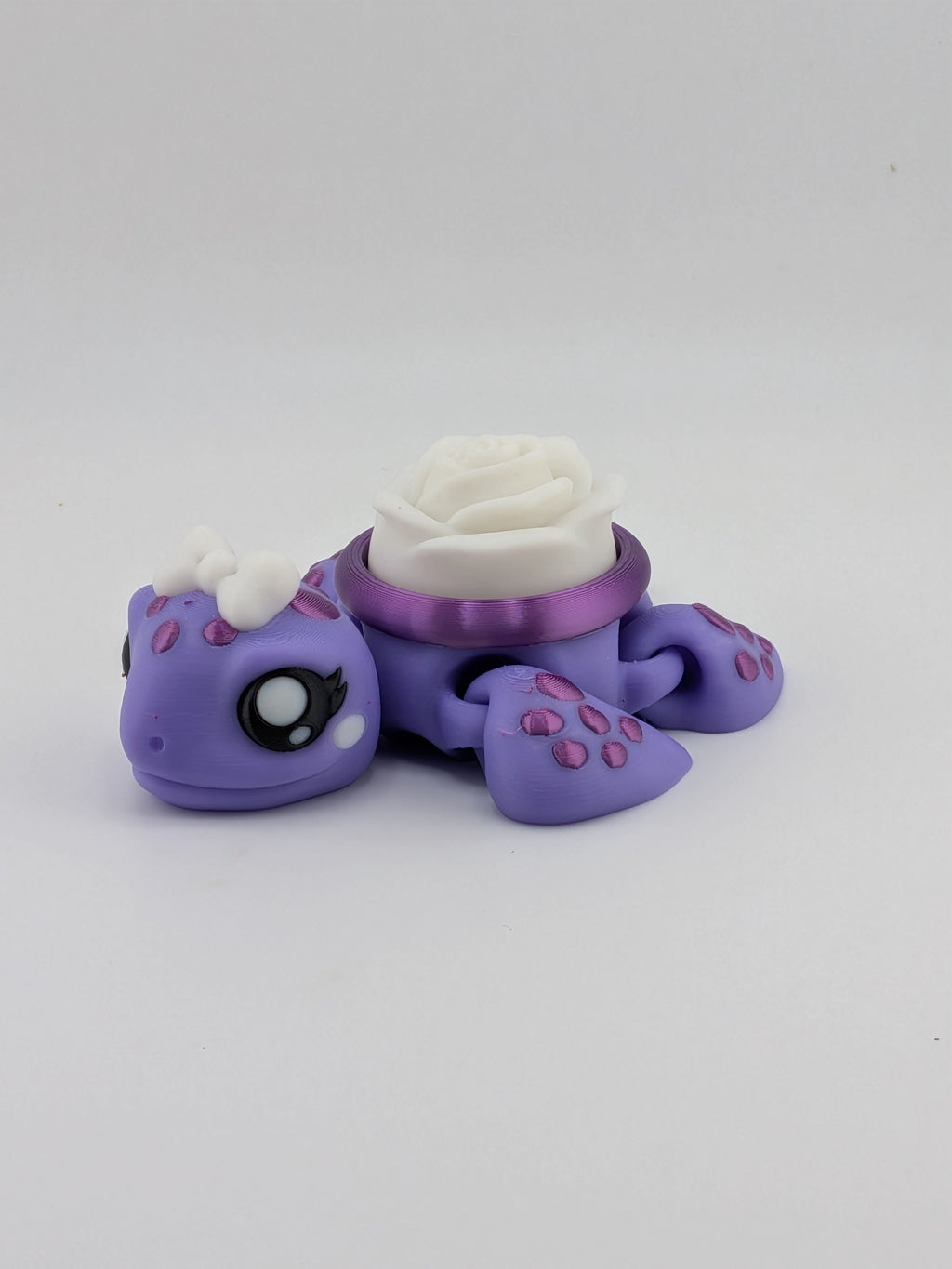 Articulated Sea Turtle Fidget Cute Ocean Animal Flower Shell Clicker Toy