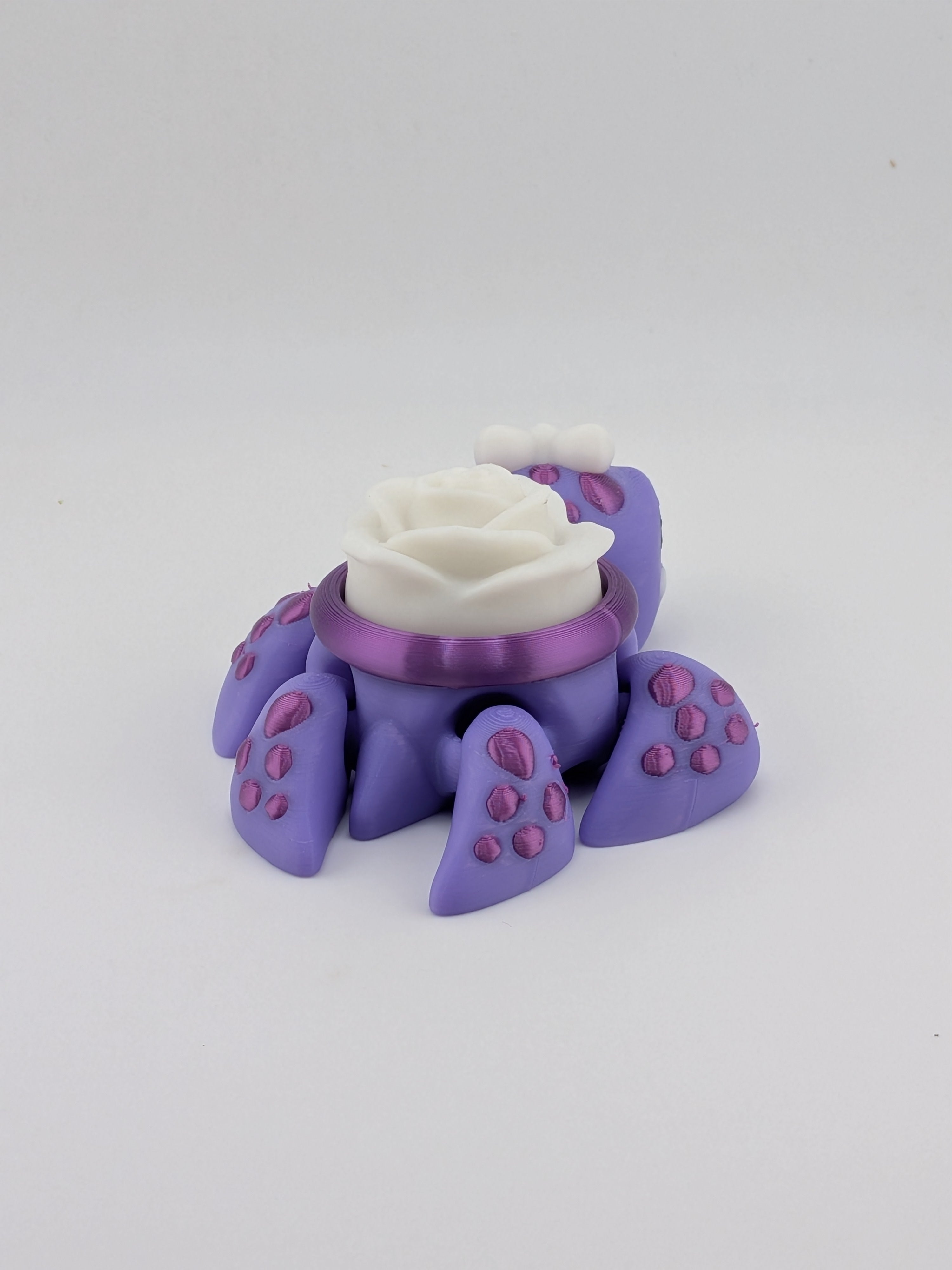 Articulated Sea Turtle Fidget Cute Ocean Animal Flower Shell Clicker Toy