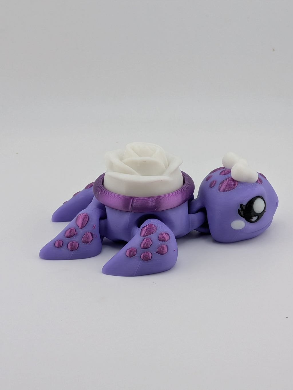 Articulated Sea Turtle Fidget Cute Ocean Animal Flower Shell Clicker Toy