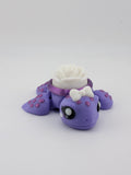Articulated Sea Turtle Fidget Cute Ocean Animal Flower Shell Clicker Toy