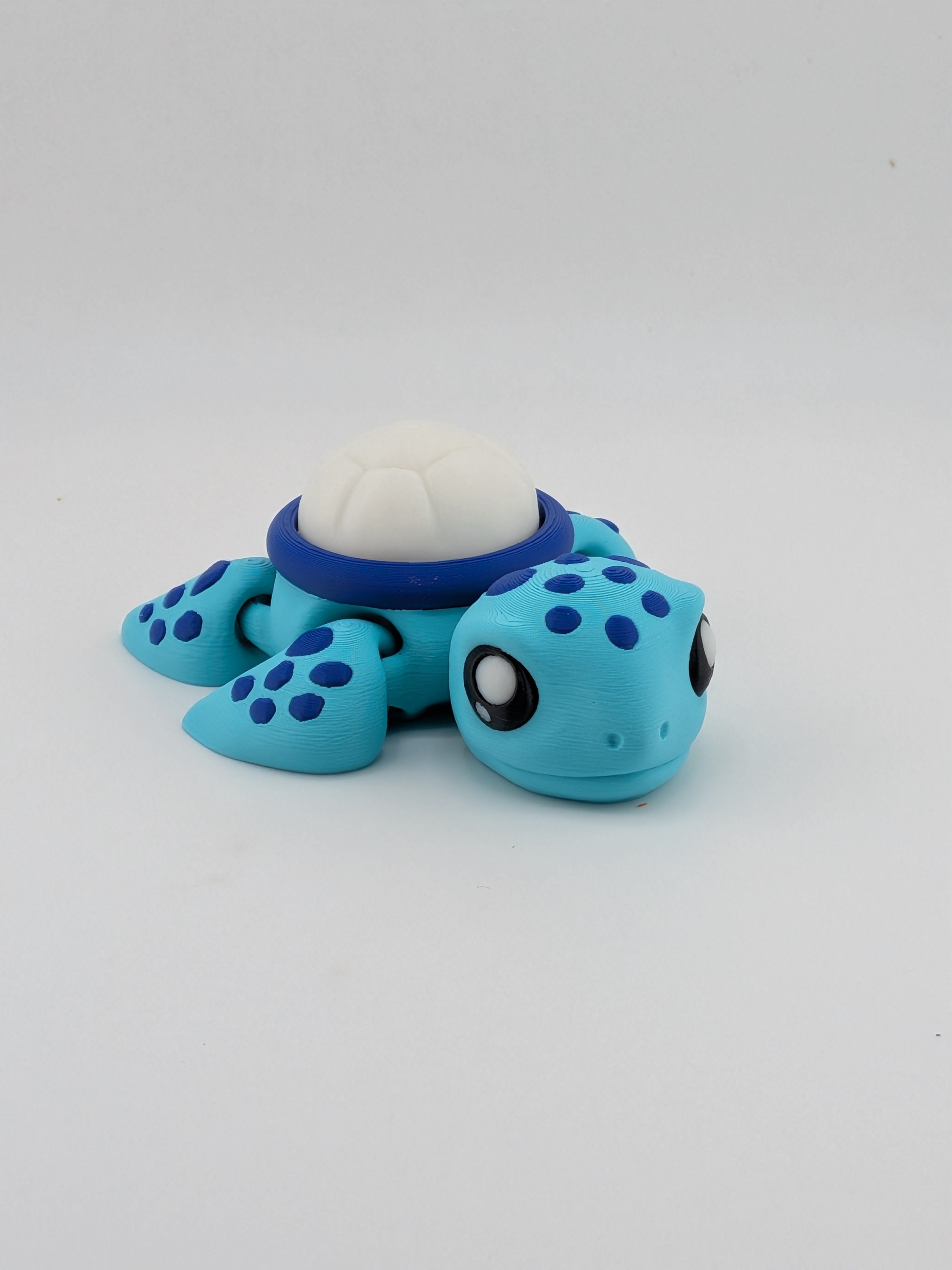 Articulated Sea Turtle Fidget Cute Ocean Animal Flower Shell Clicker Toy