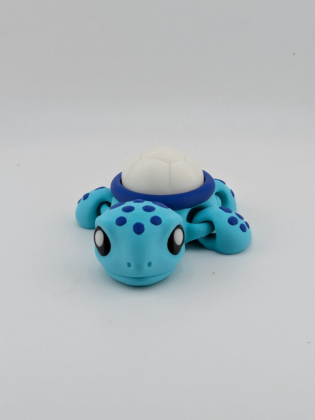 Articulated Sea Turtle Fidget Cute Ocean Animal Flower Shell Clicker Toy