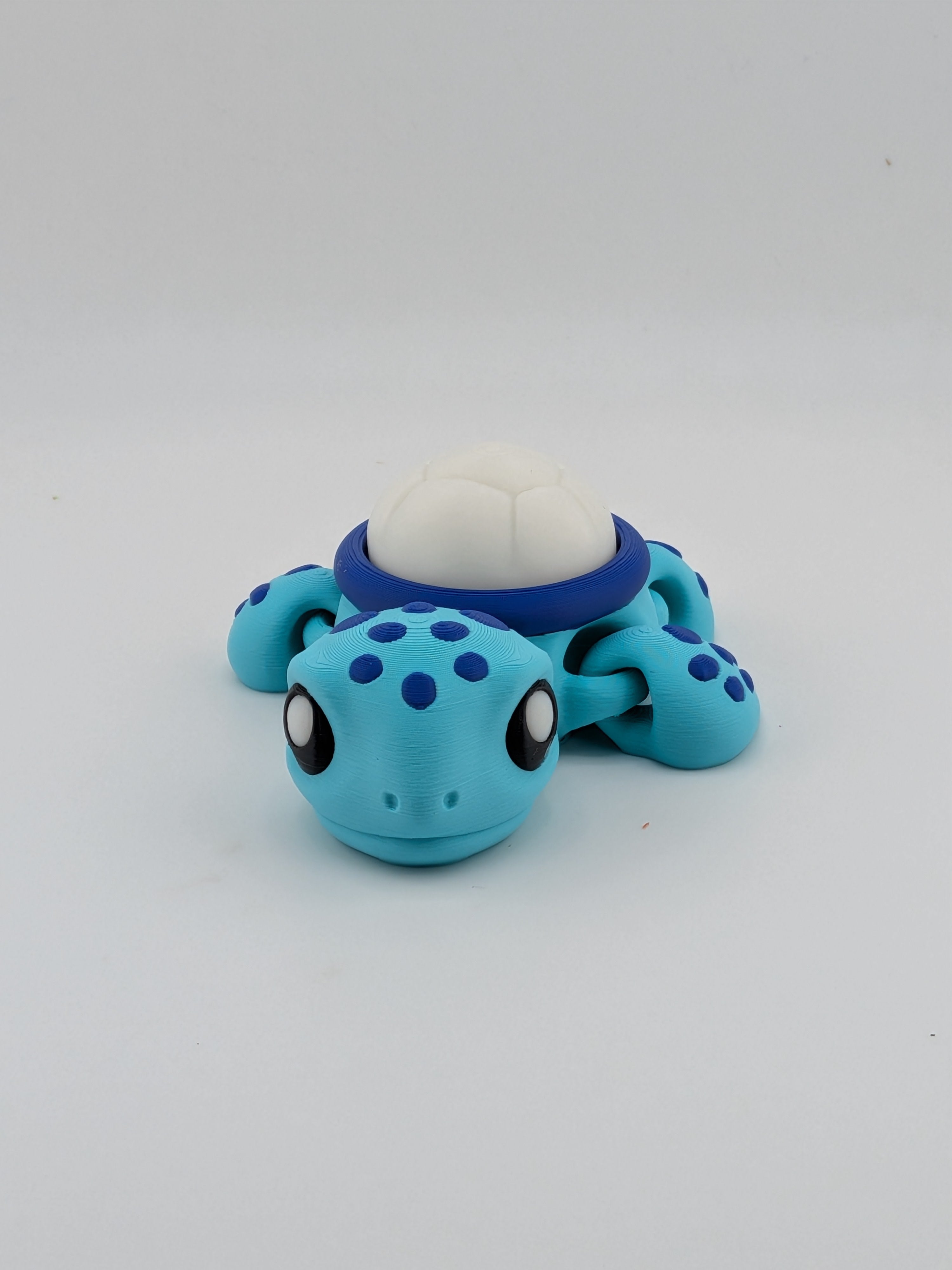 Articulated Sea Turtle Fidget Cute Ocean Animal Flower Shell Clicker Toy