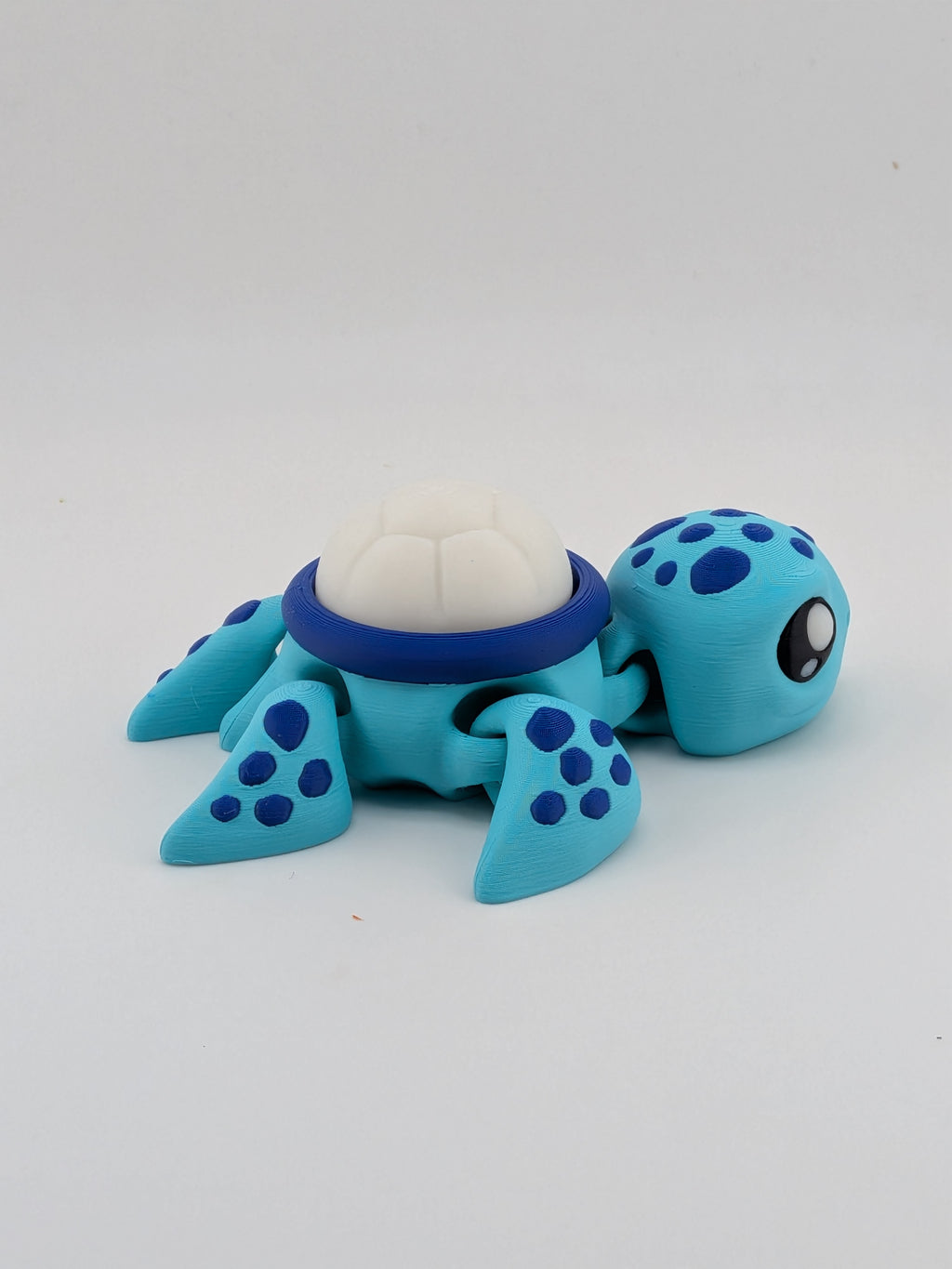 Articulated Sea Turtle Fidget Cute Ocean Animal Flower Shell Clicker Toy