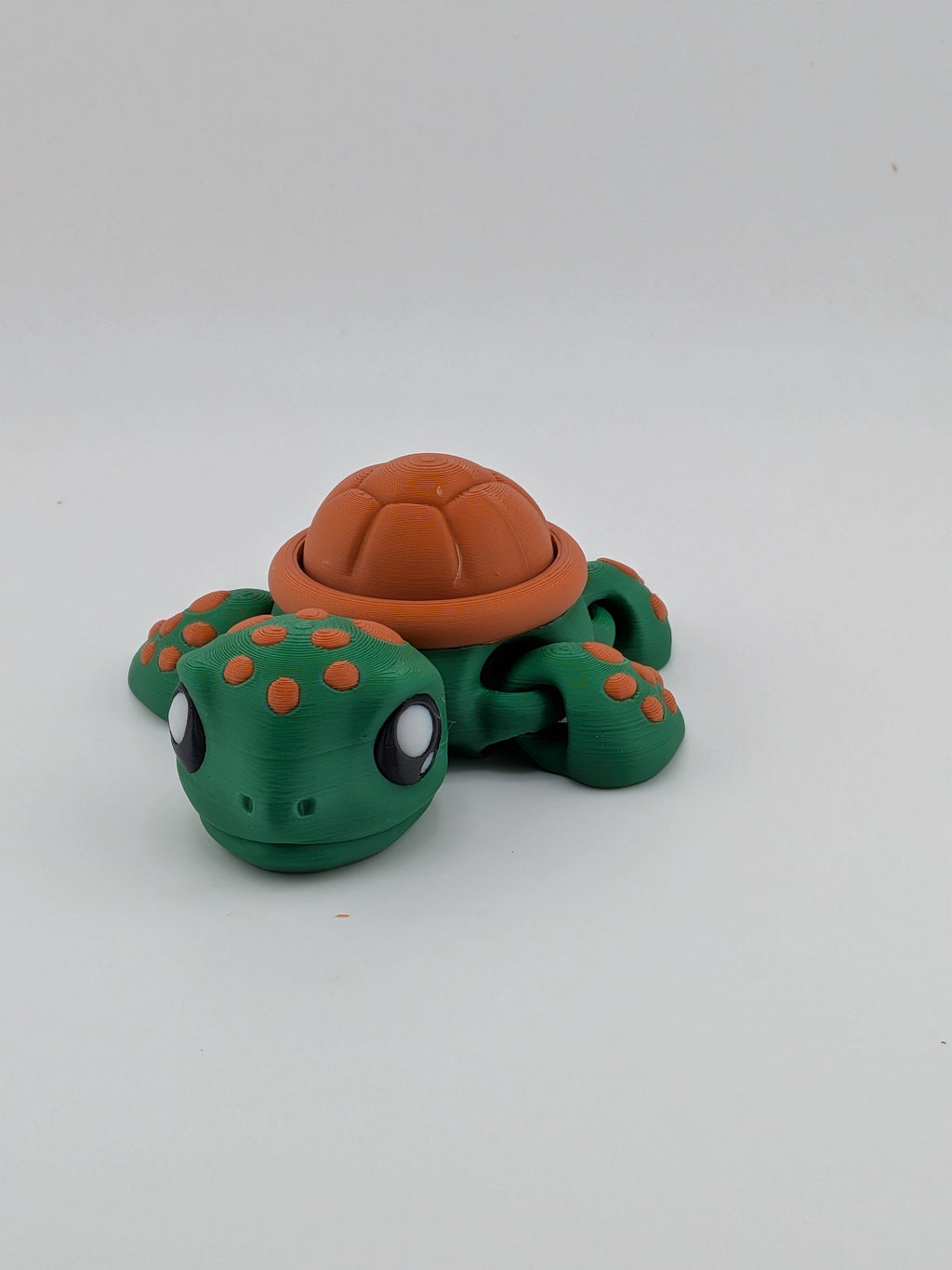 Articulated Sea Turtle Fidget Cute Ocean Animal Flower Shell Clicker Toy
