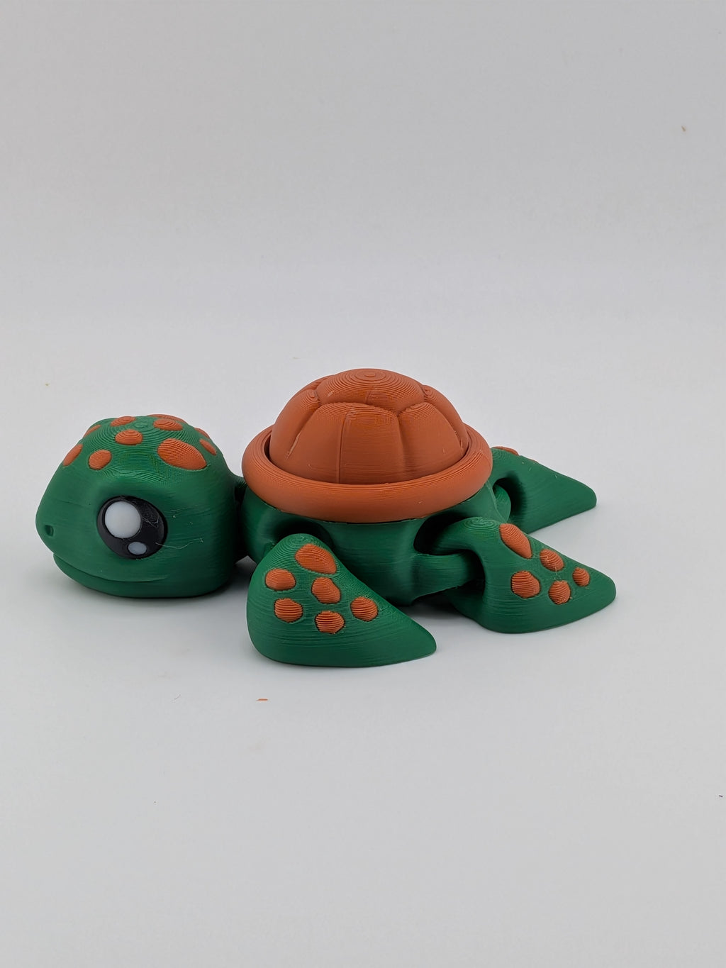 Articulated Sea Turtle Fidget Cute Ocean Animal Flower Shell Clicker Toy