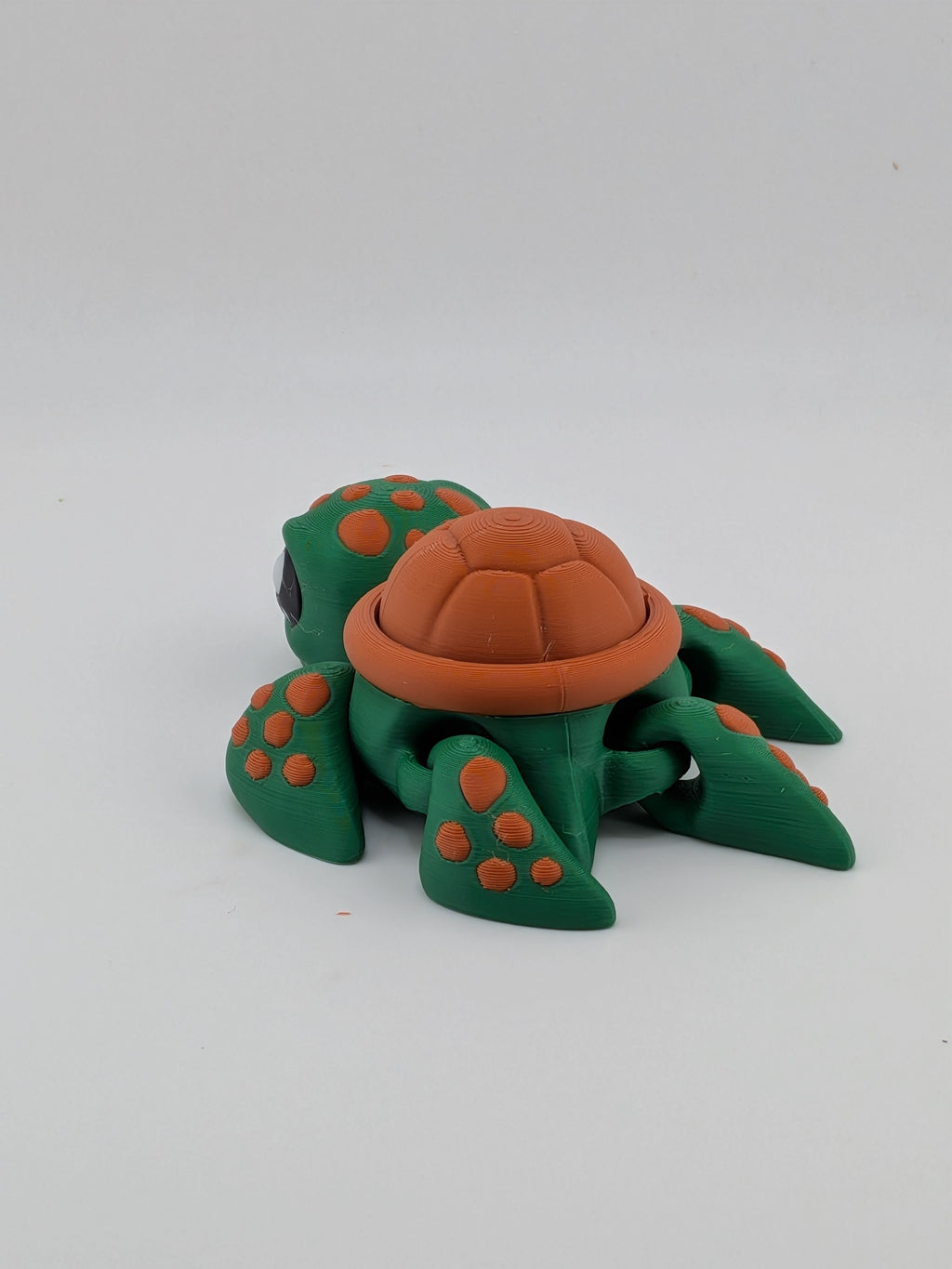Articulated Sea Turtle Fidget Cute Ocean Animal Flower Shell Clicker Toy