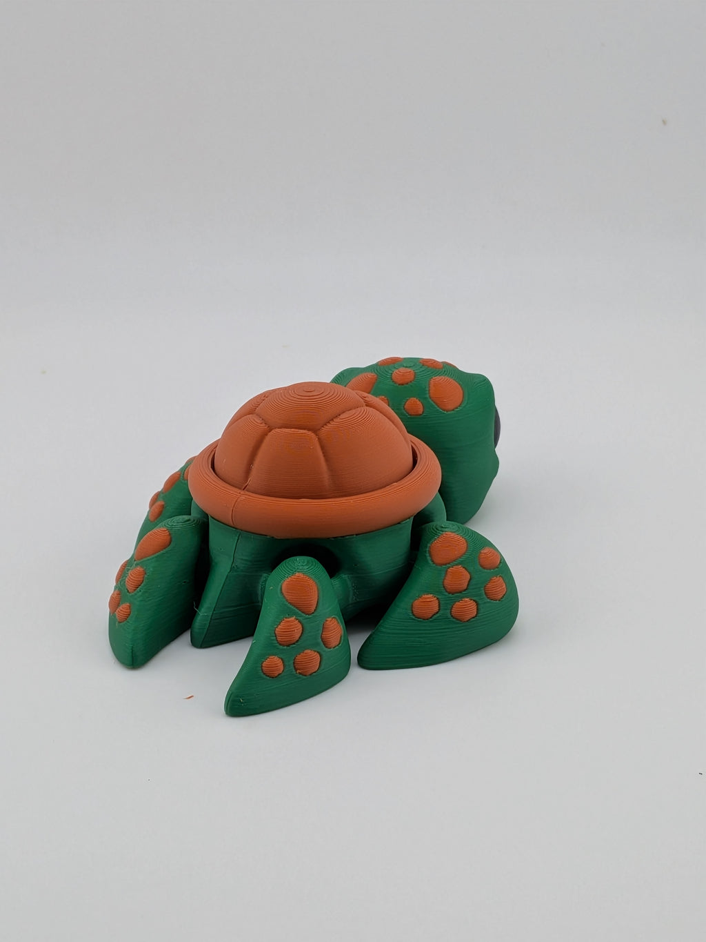 Articulated Sea Turtle Fidget Cute Ocean Animal Flower Shell Clicker Toy