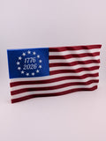 9x5" Large Waving American Flag Wall Mount Magnet 250th Anniversary 1776 2026