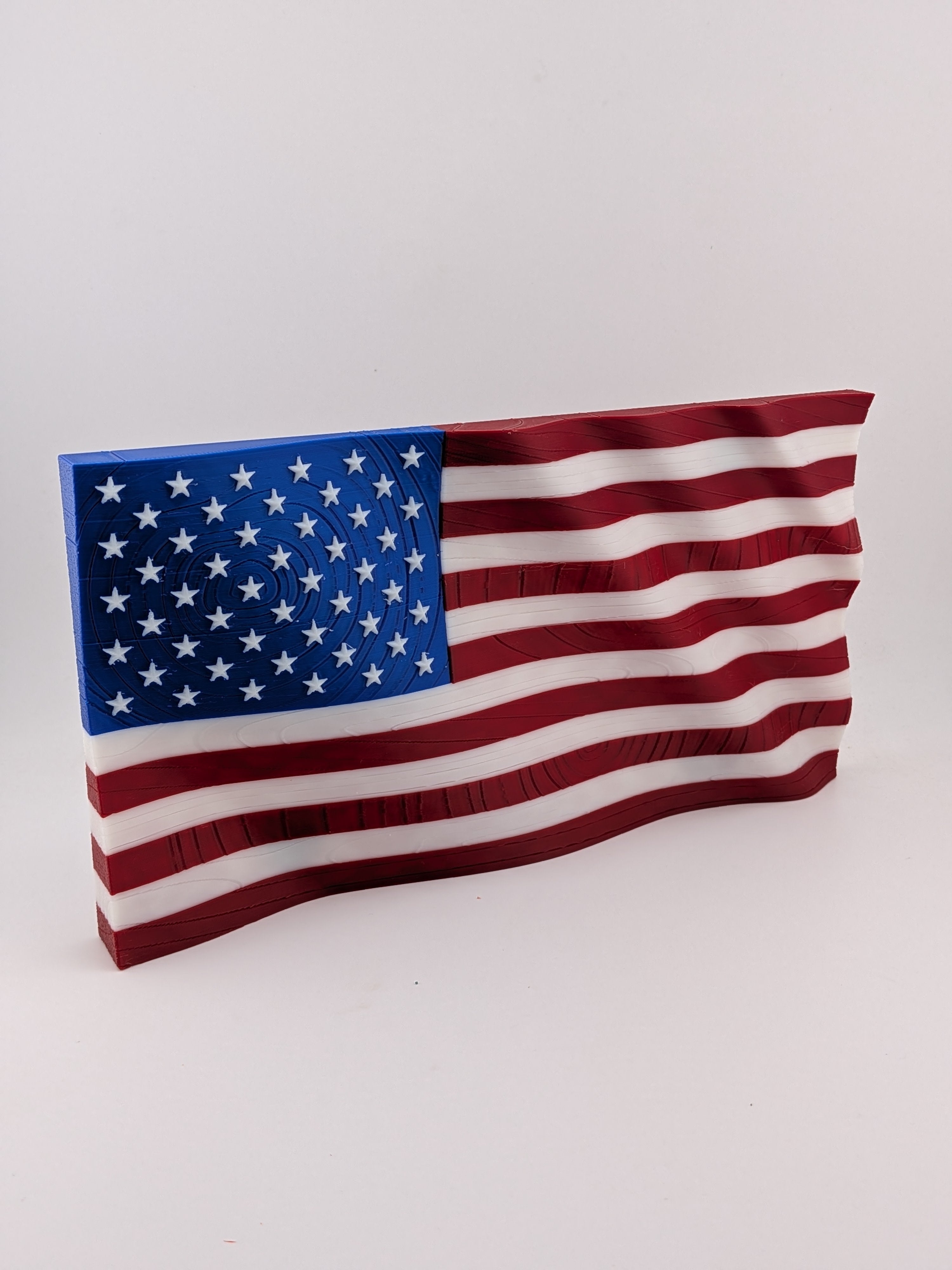 9x5" Large Waving American Flag Wall Mount Magnet 250th Anniversary 1776 2026