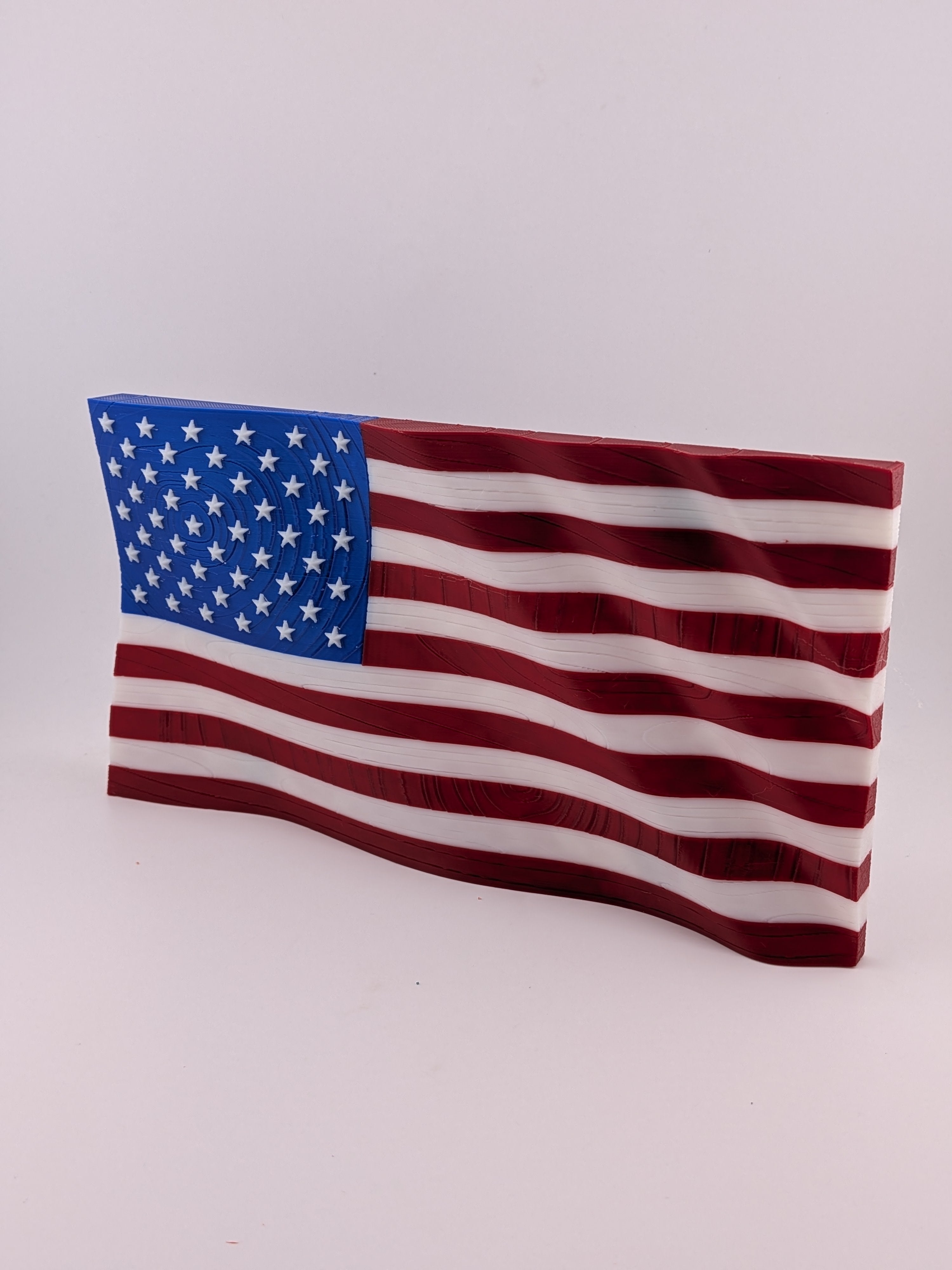 9x5" Large Waving American Flag Wall Mount Magnet 250th Anniversary 1776 2026