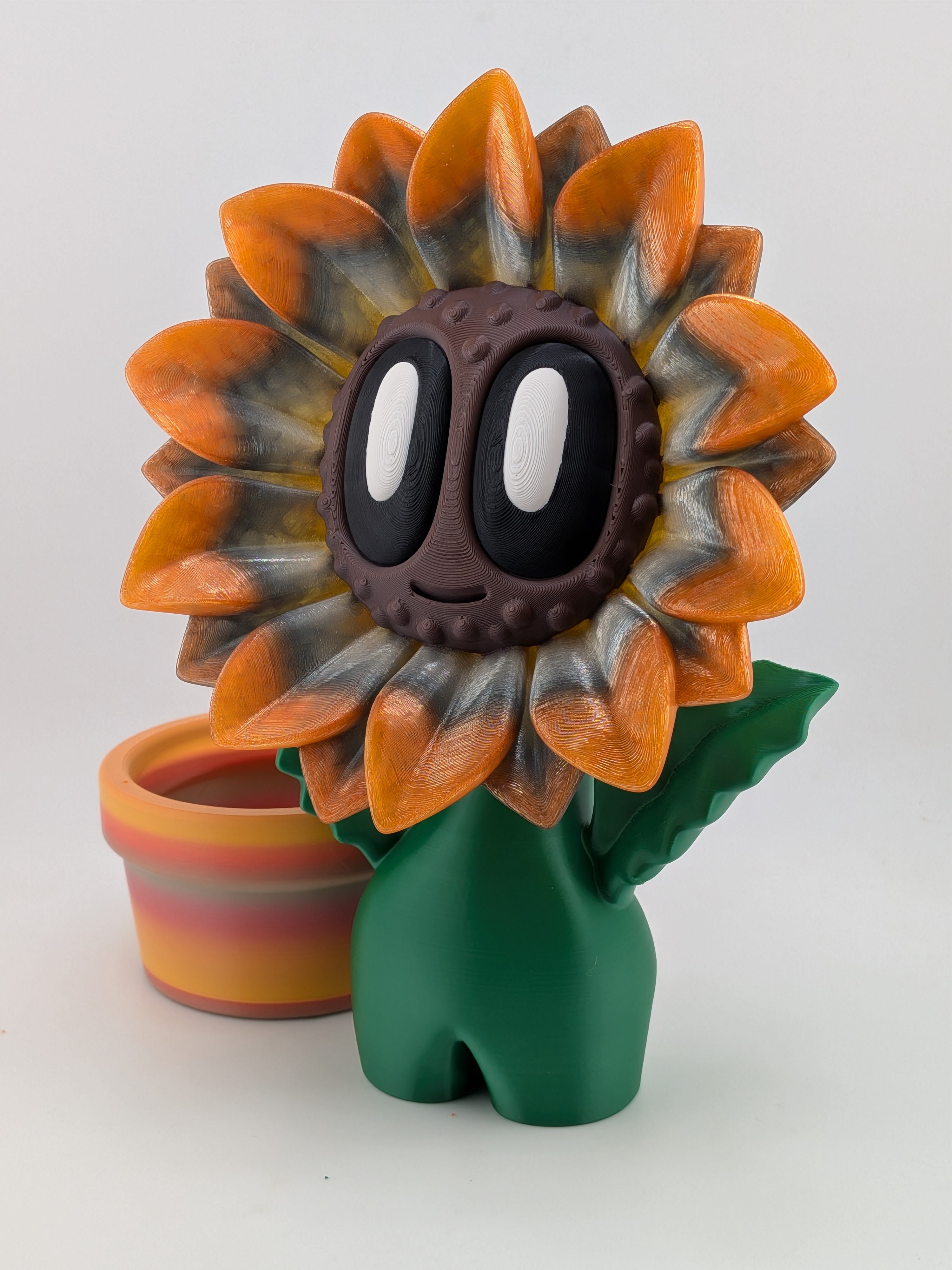 🌻✨ 7.5" Rainbow Sun-Daze Sunflower | Limited Edition BlobLab Art Desk Pet 🌈🎨