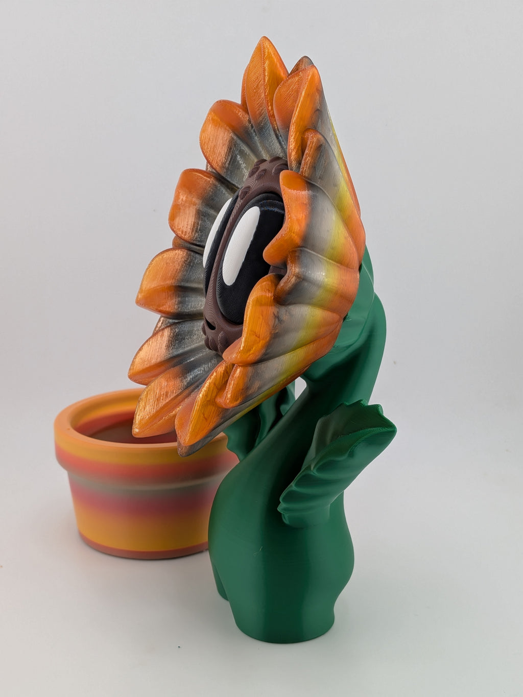 🌻✨ 7.5" Rainbow Sun-Daze Sunflower | Limited Edition BlobLab Art Desk Pet 🌈🎨