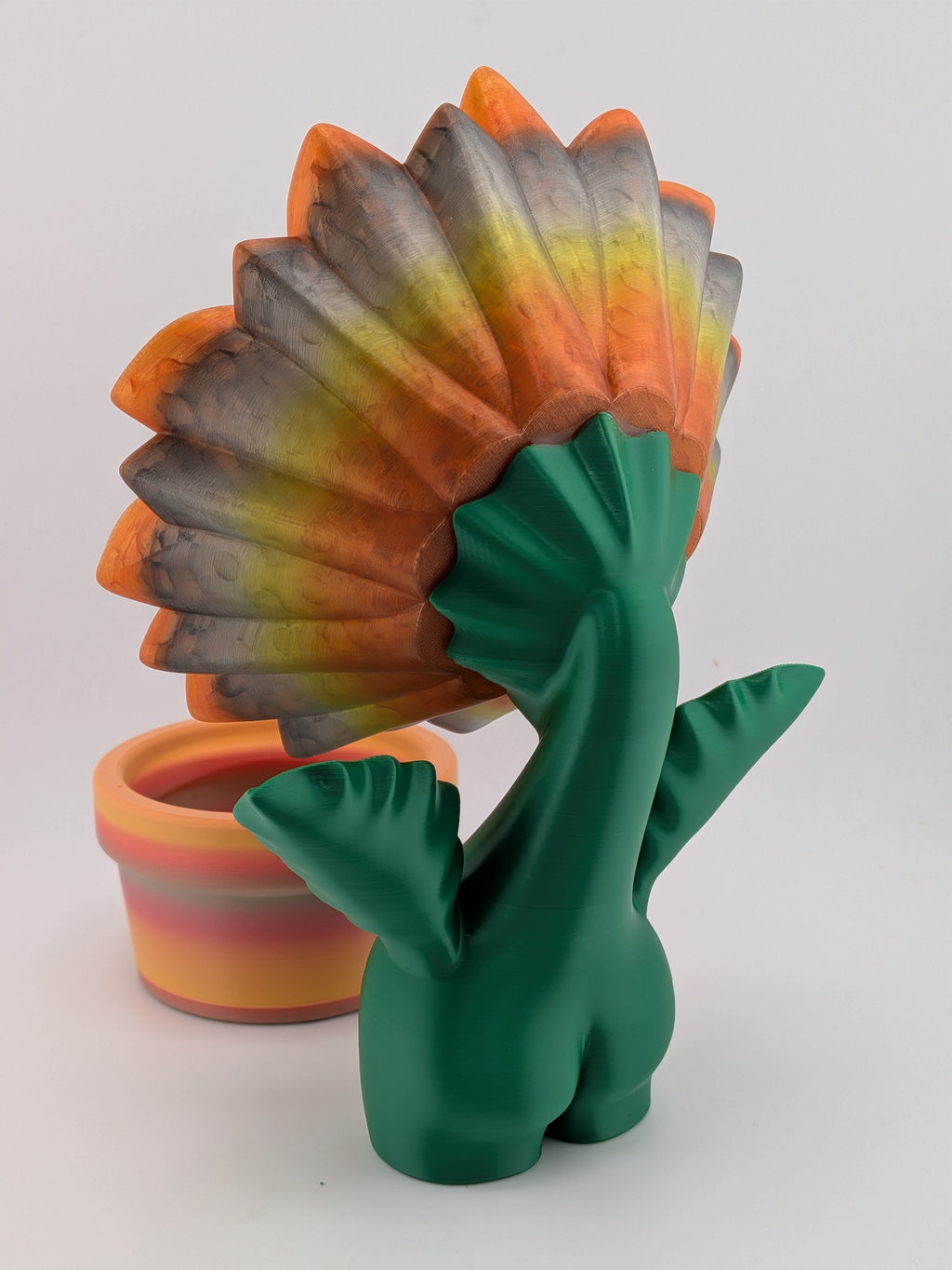 🌻✨ 7.5" Rainbow Sun-Daze Sunflower | Limited Edition BlobLab Art Desk Pet 🌈🎨