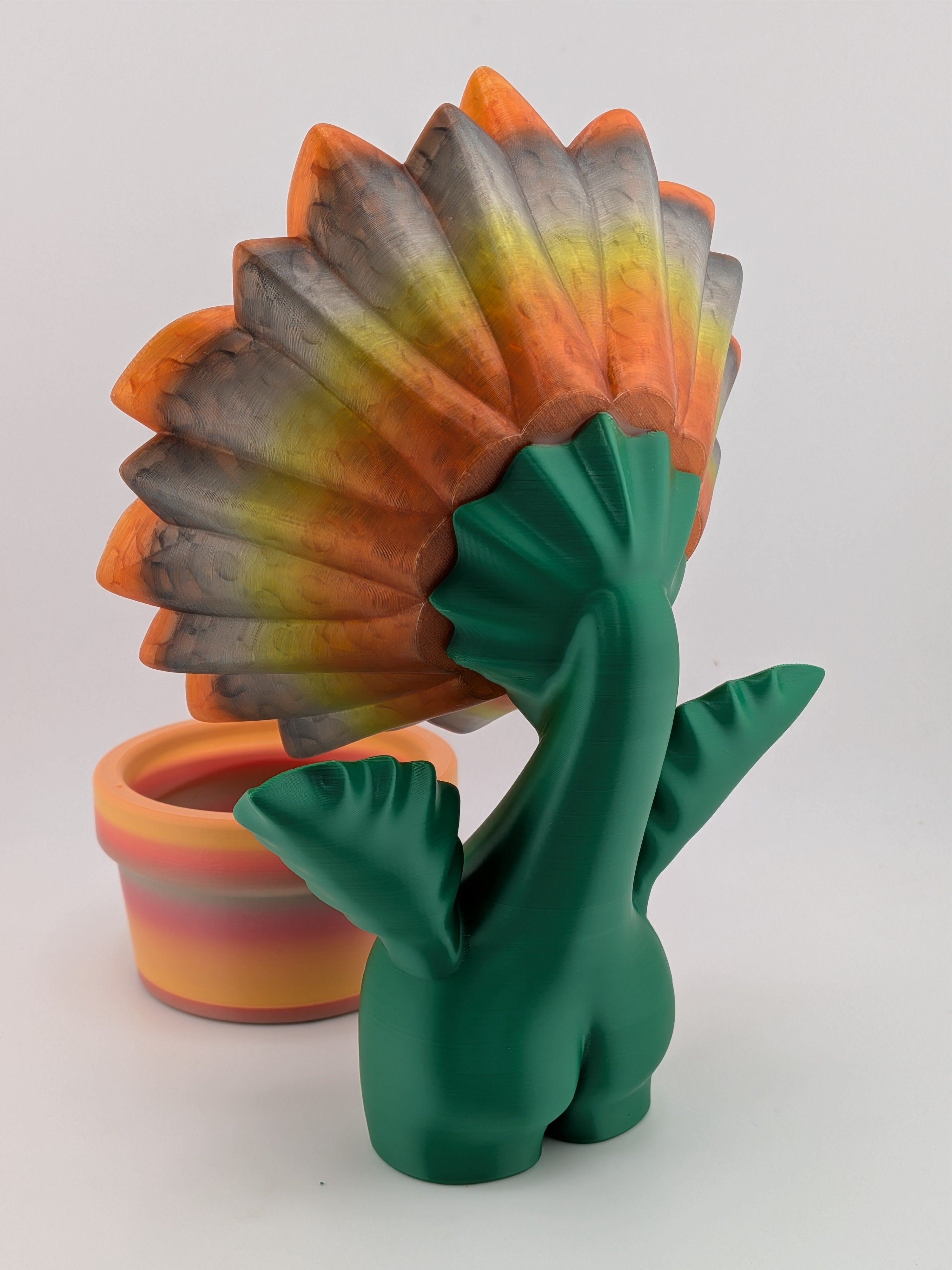 🌻✨ 7.5" Rainbow Sun-Daze Sunflower | Limited Edition BlobLab Art Desk Pet 🌈🎨