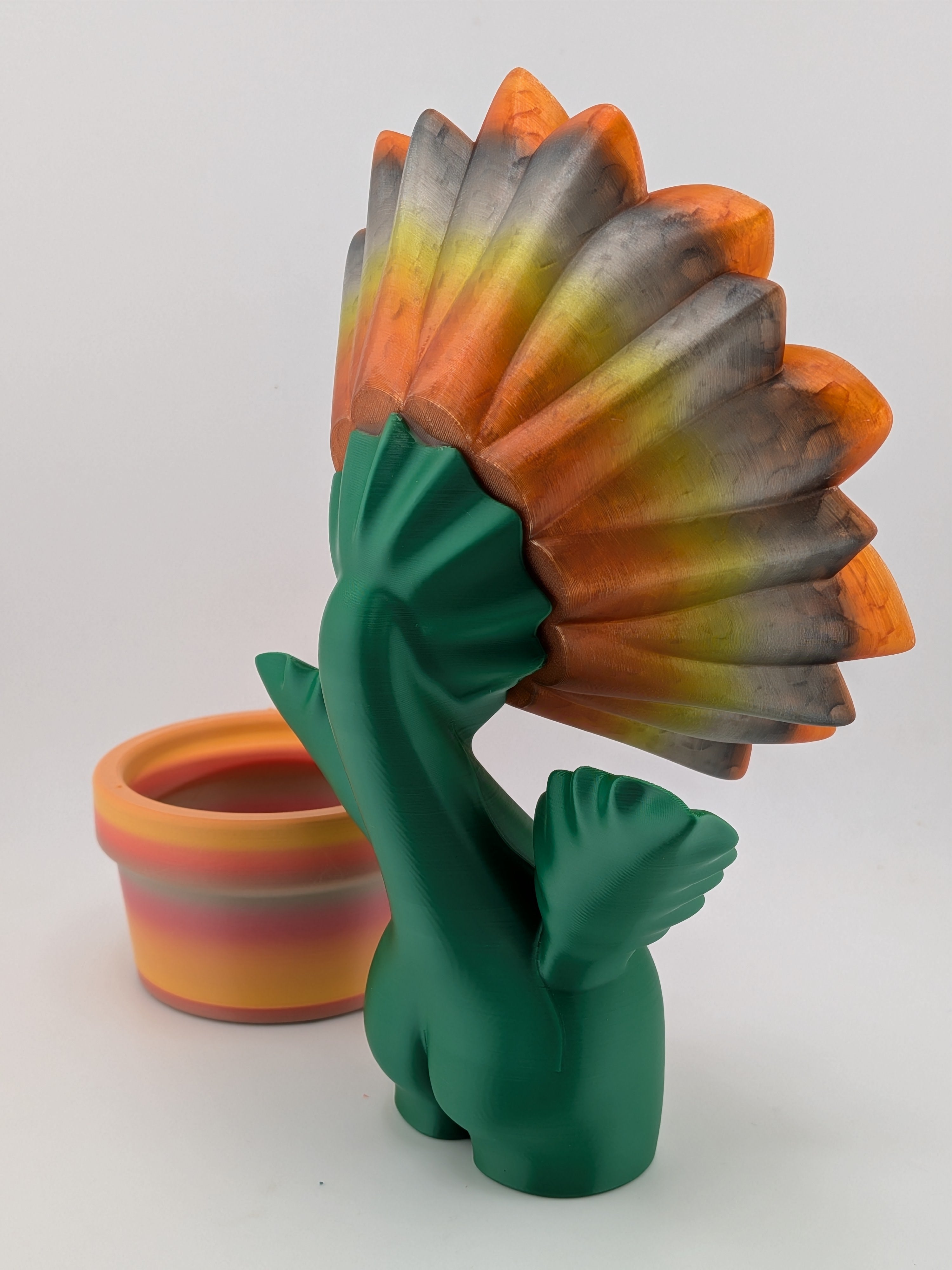 🌻✨ 7.5" Rainbow Sun-Daze Sunflower | Limited Edition BlobLab Art Desk Pet 🌈🎨