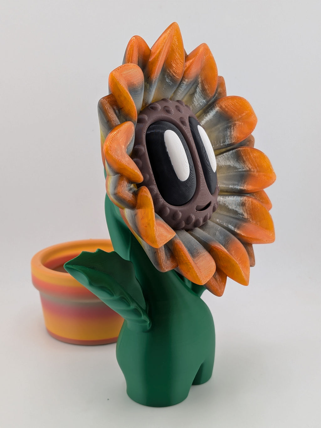 🌻✨ 7.5" Rainbow Sun-Daze Sunflower | Limited Edition BlobLab Art Desk Pet 🌈🎨