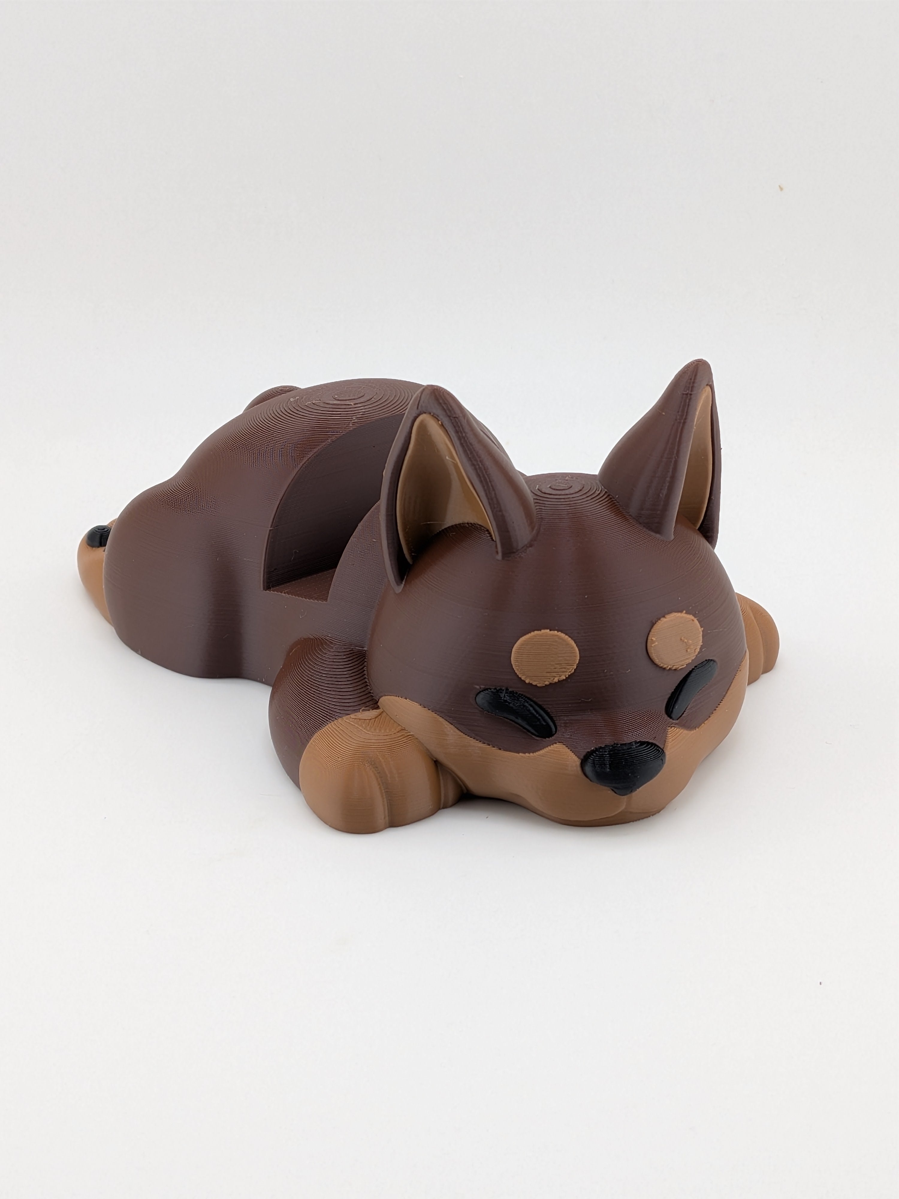 5.75 Inch Dog Phone Holder Corgi Doberman German Shepherd 3D Printed Desk Pet Stand