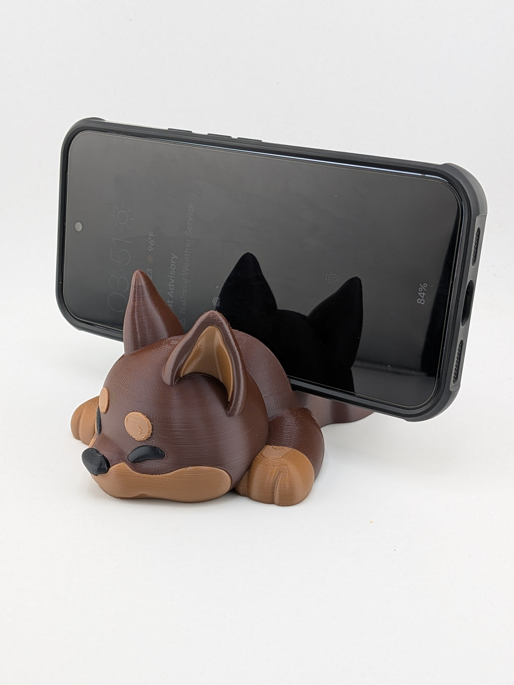 Dog Phone Holder Desk Pet Stand Cute Smartphone Dock Fit