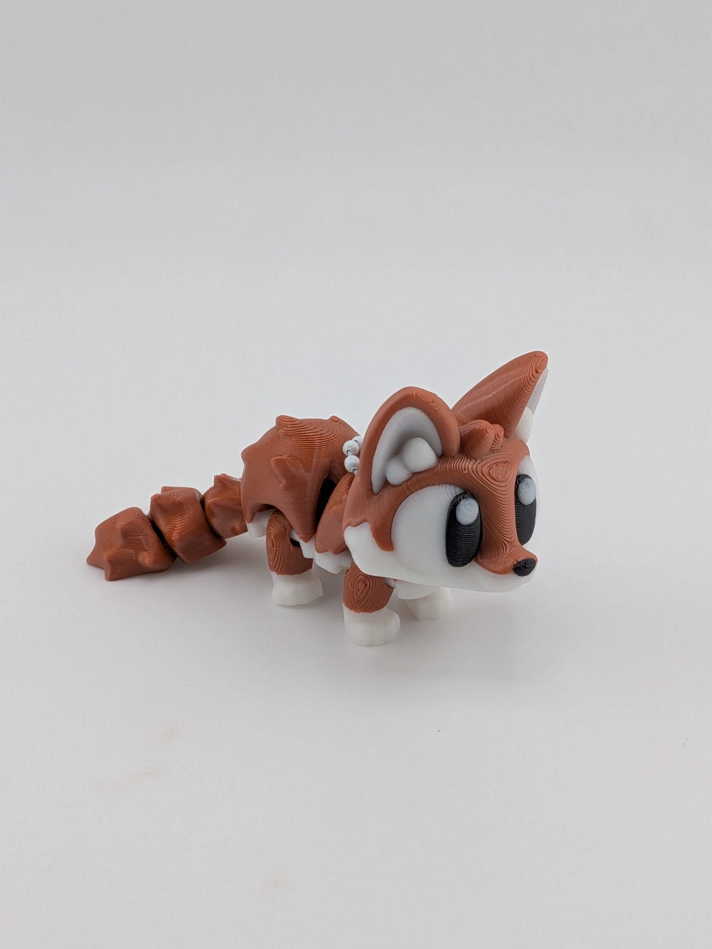 Articulated Fennec Fox Keychain Buddy Cute Flexi Desert Animal Toy