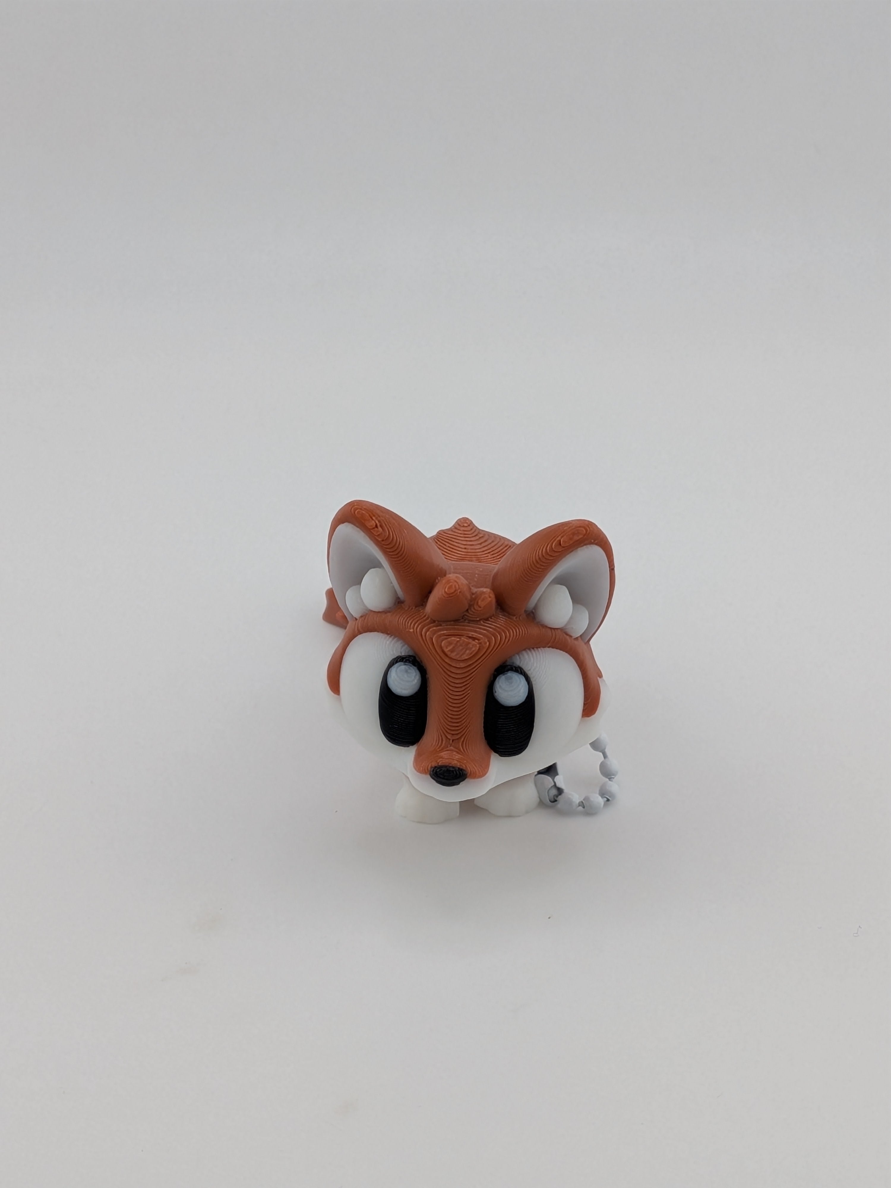 Articulated Fennec Fox Keychain Buddy Cute Flexi Desert Animal Toy