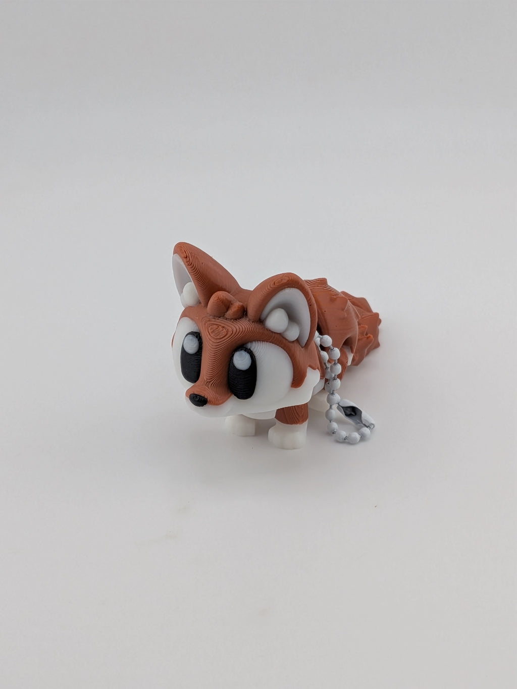 Articulated Fennec Fox Keychain Buddy Cute Flexi Desert Animal Toy