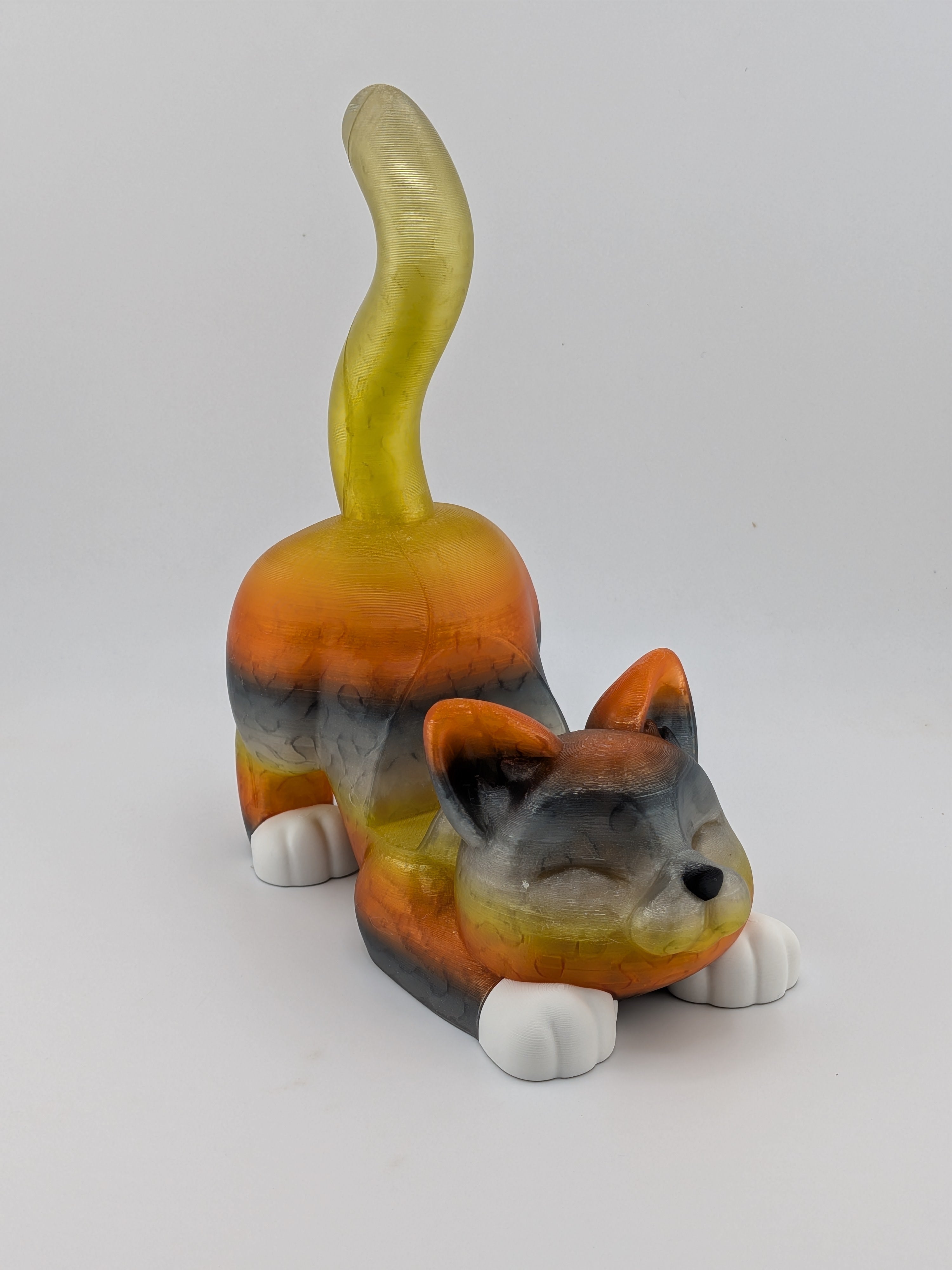 Stretching Kitty Phone Holder Cute Cat Desk Pet Smartphone Cradle XL Fit