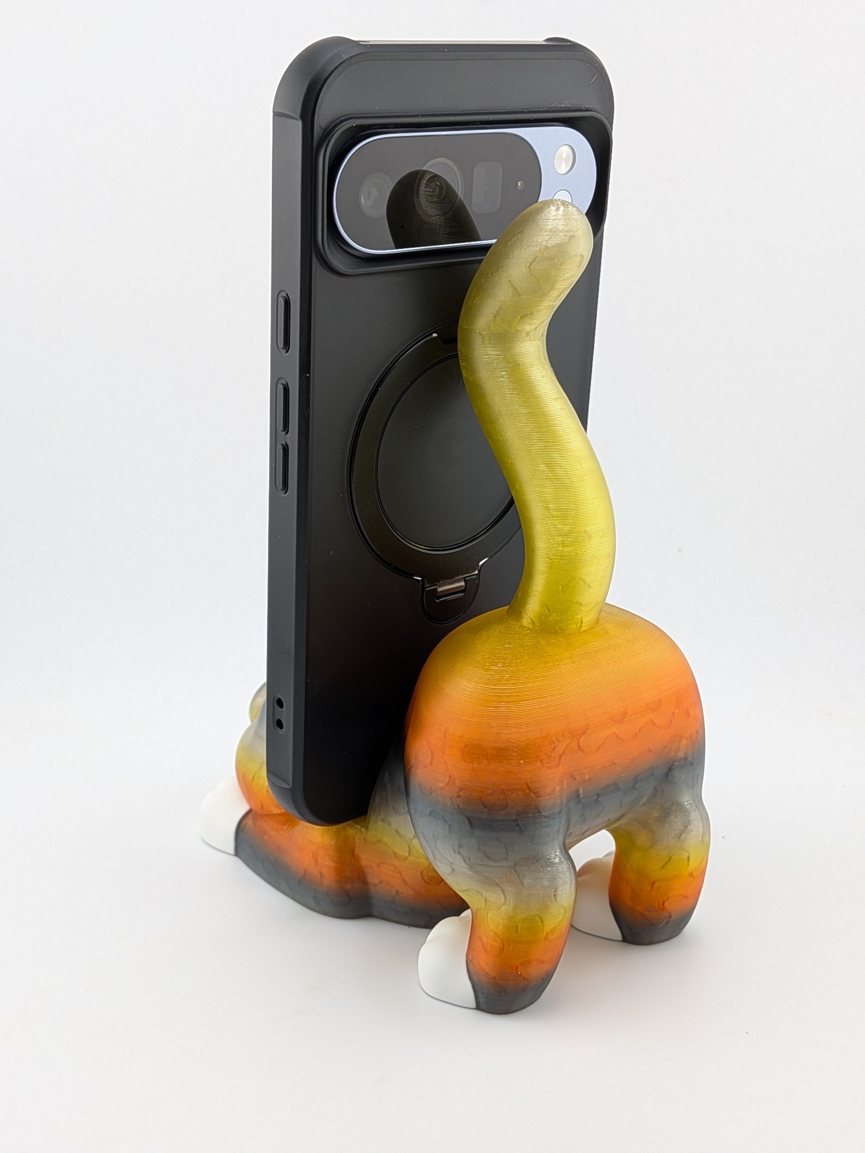Stretching Kitty Phone Holder Cute Cat Desk Pet Smartphone Cradle XL Fit