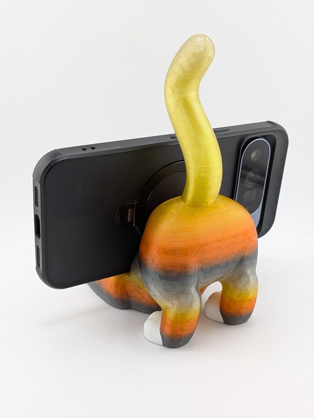 Stretching Kitty Phone Holder Cute Cat Desk Pet Smartphone Cradle XL Fit