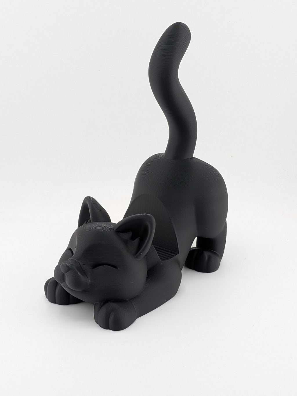 Stretching Kitty Phone Holder Cute Cat Desk Pet Smartphone Cradle XL Fit