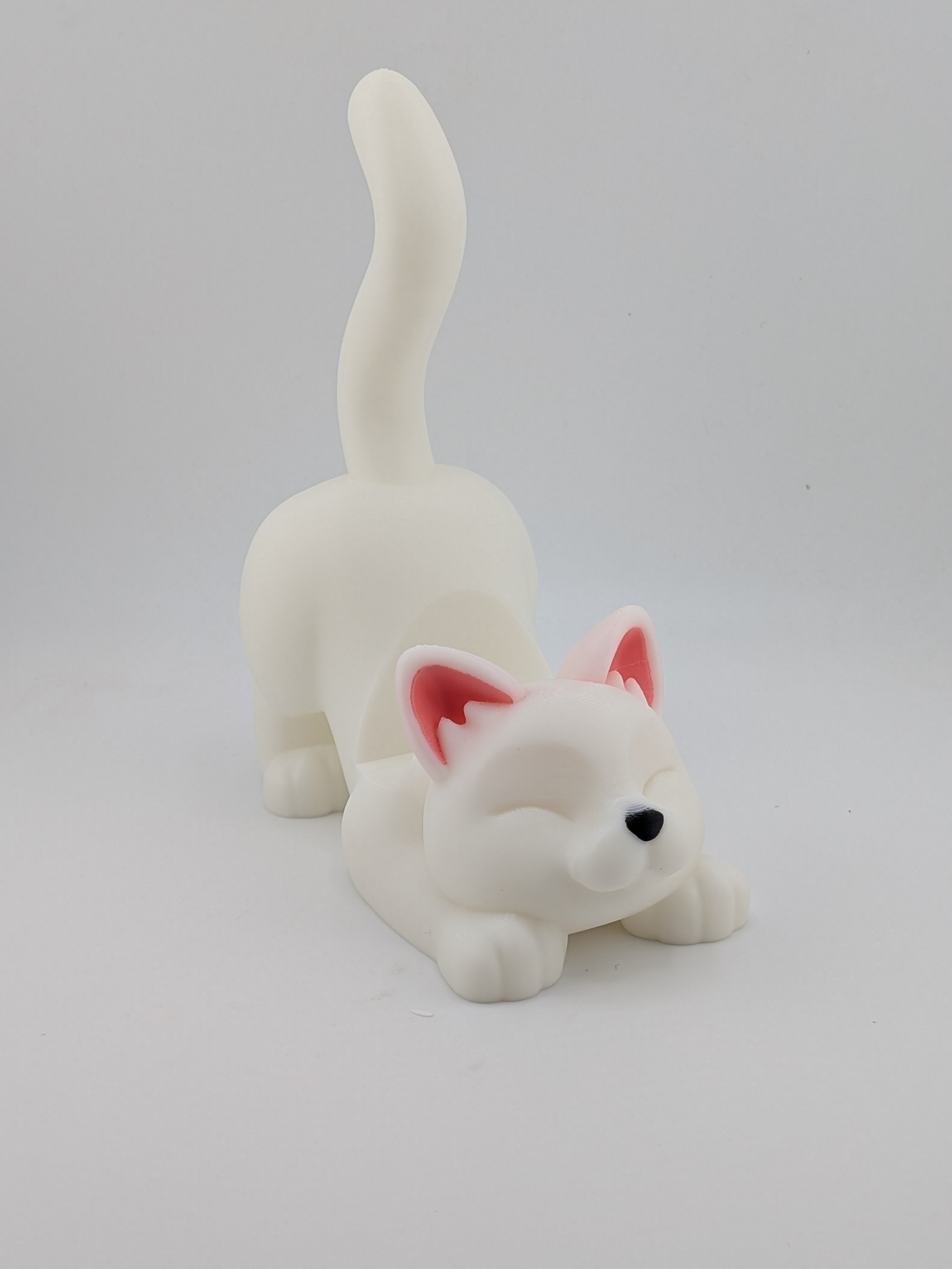 Stretching Kitty Phone Holder Cute Cat Desk Pet Smartphone Cradle XL Fit