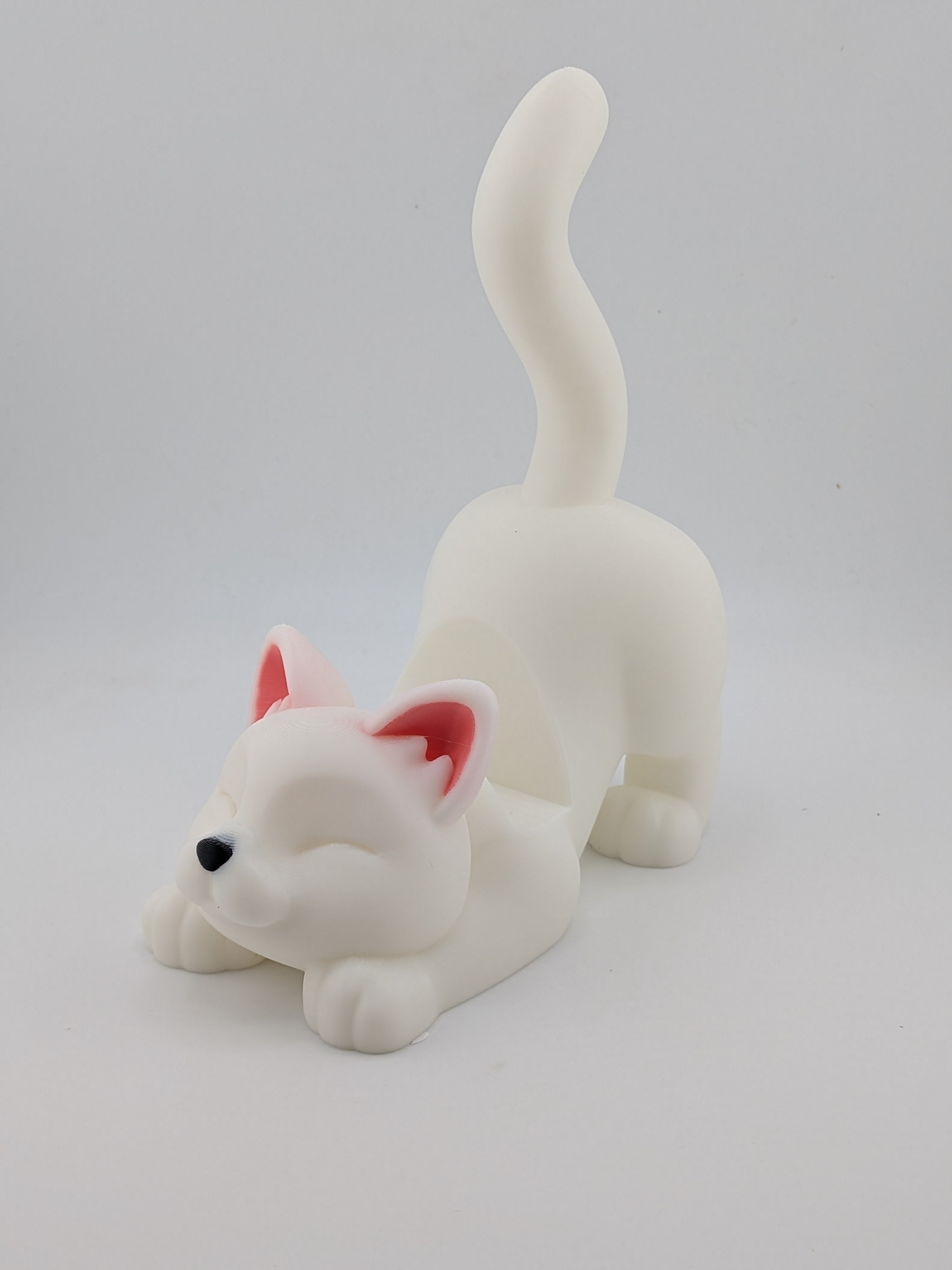 Stretching Kitty Phone Holder Cute Cat Desk Pet Smartphone Cradle XL Fit