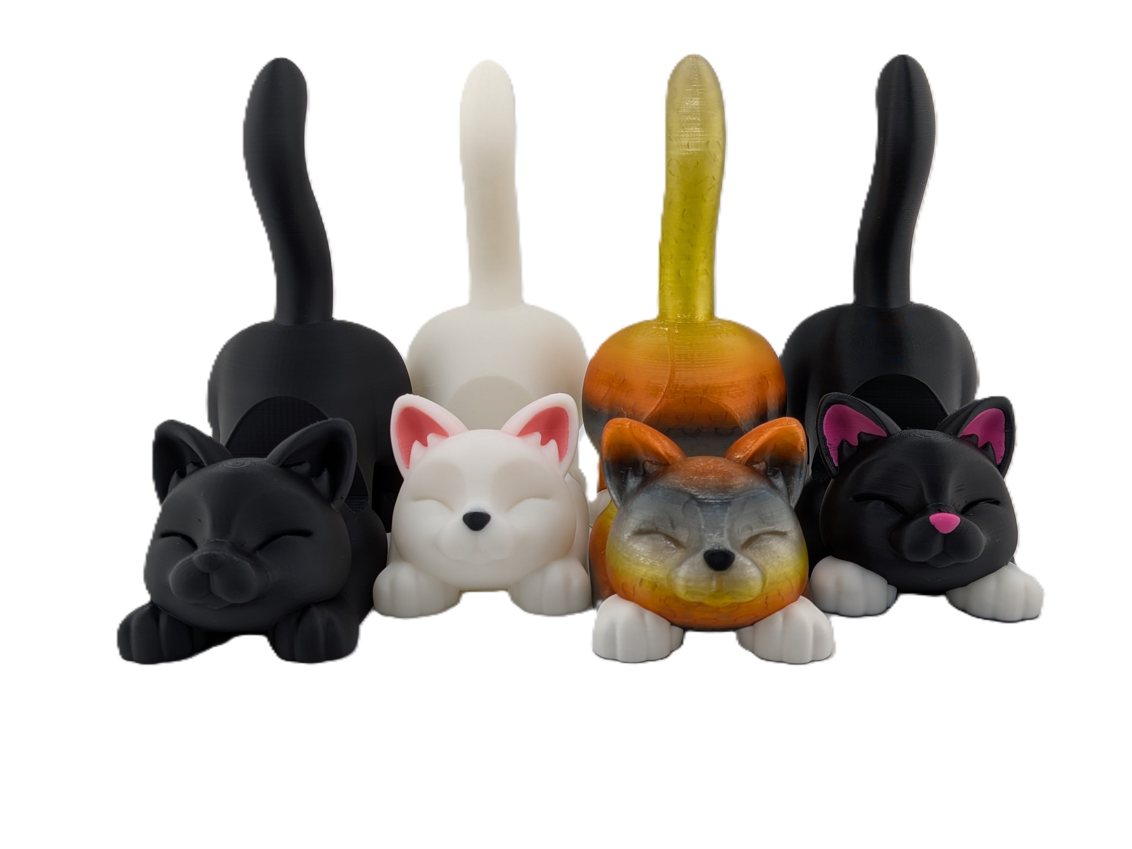 Stretching Kitty Phone Holder Cute Cat Desk Pet Smartphone Cradle XL Fit