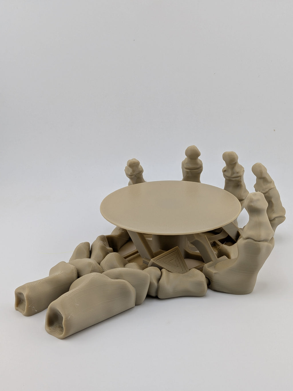 Skeleton Hand Self-Adjusting Coaster Kinetic Halloween Drink Holder