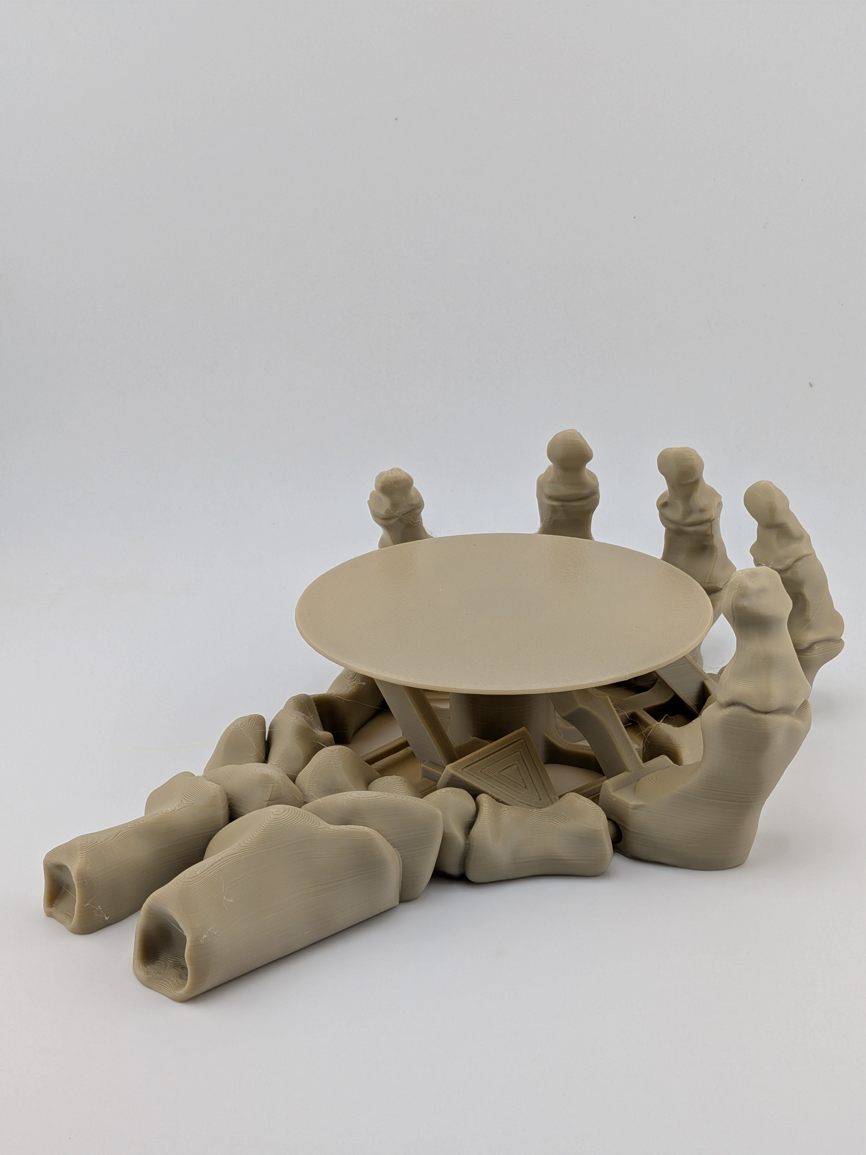 Skeleton Hand Self-Adjusting Coaster Kinetic Halloween Drink Holder