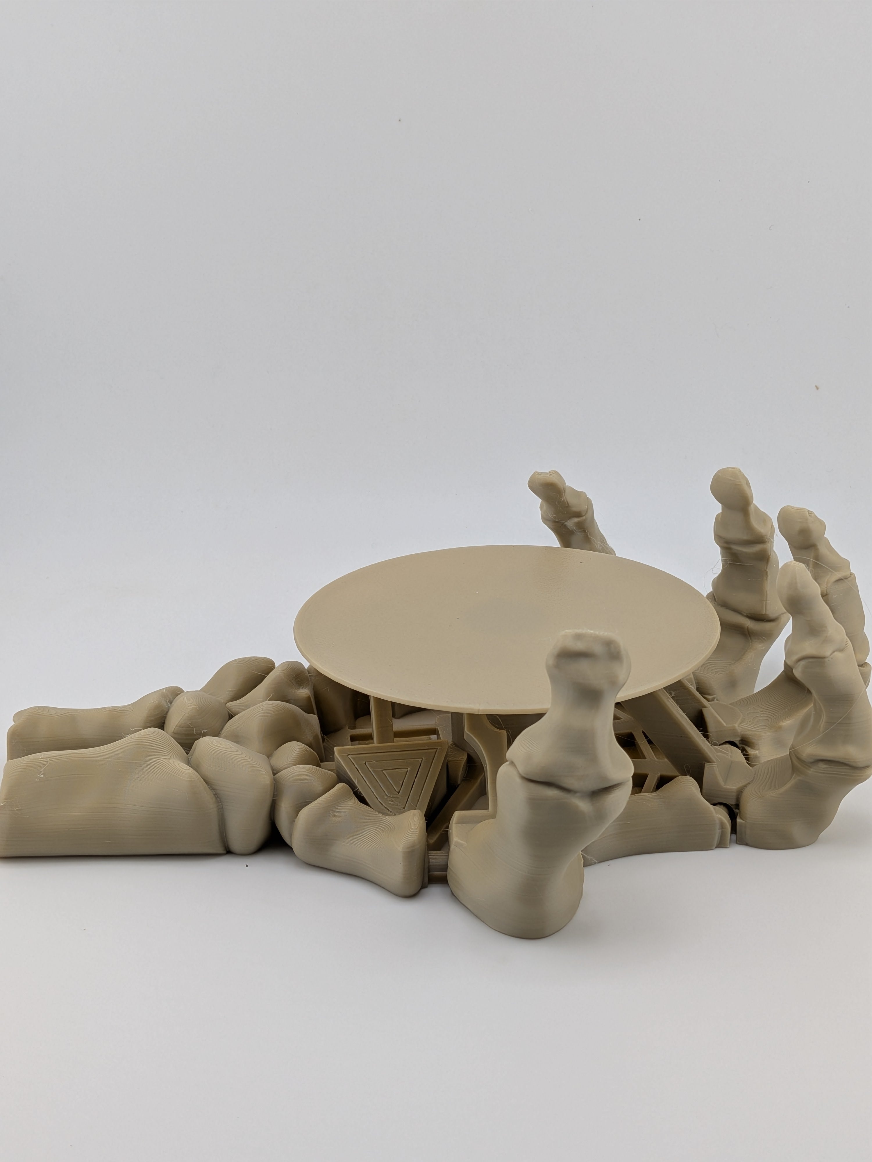 Skeleton Hand Self-Adjusting Coaster Kinetic Halloween Drink Holder
