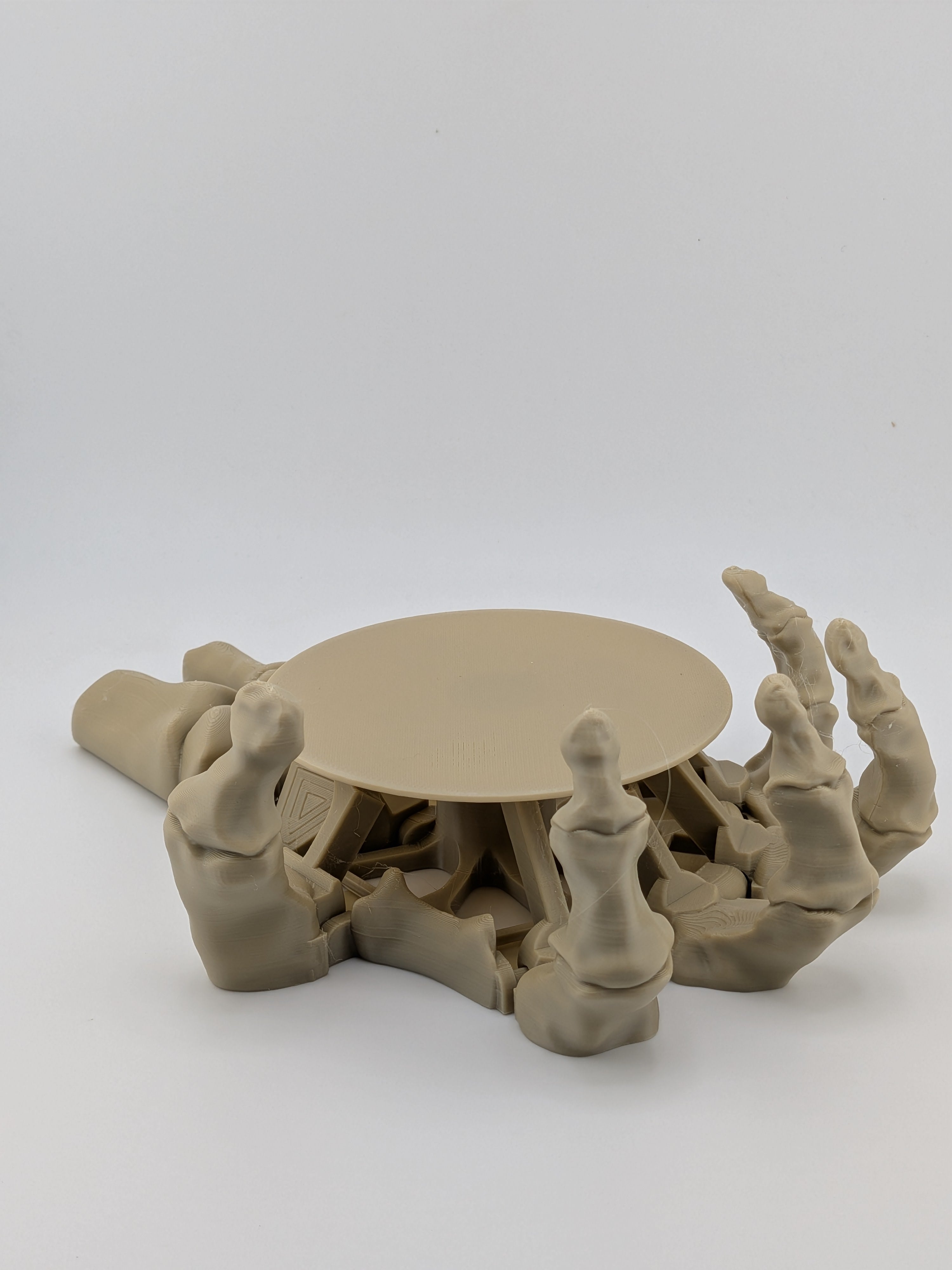 Skeleton Hand Self-Adjusting Coaster Kinetic Halloween Drink Holder