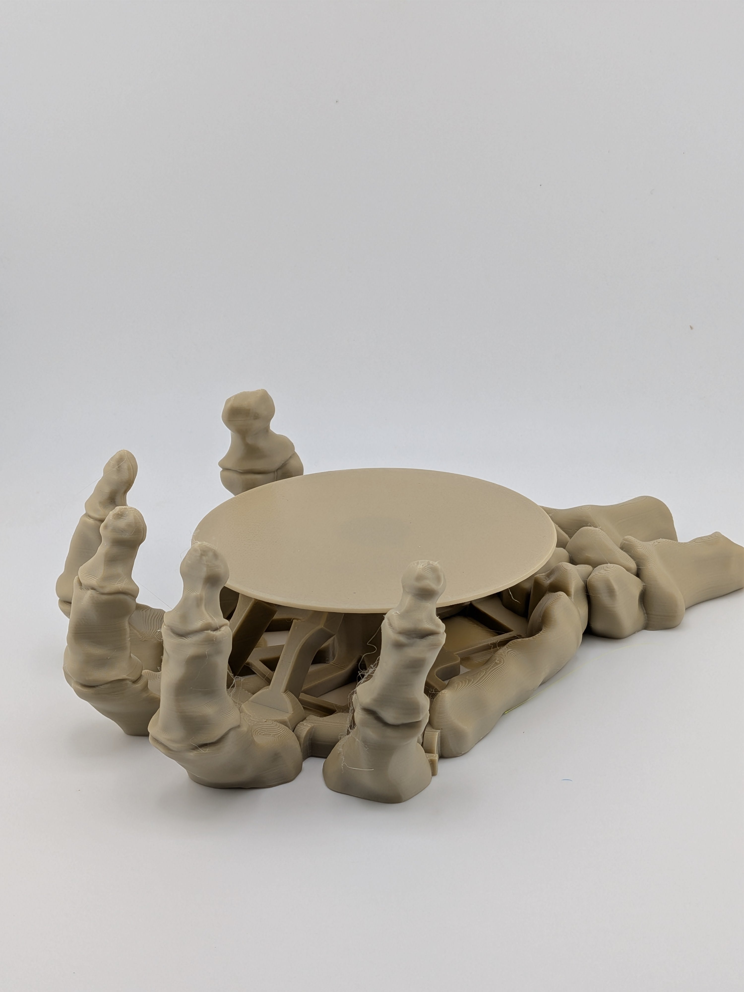 Skeleton Hand Self-Adjusting Coaster Kinetic Halloween Drink Holder